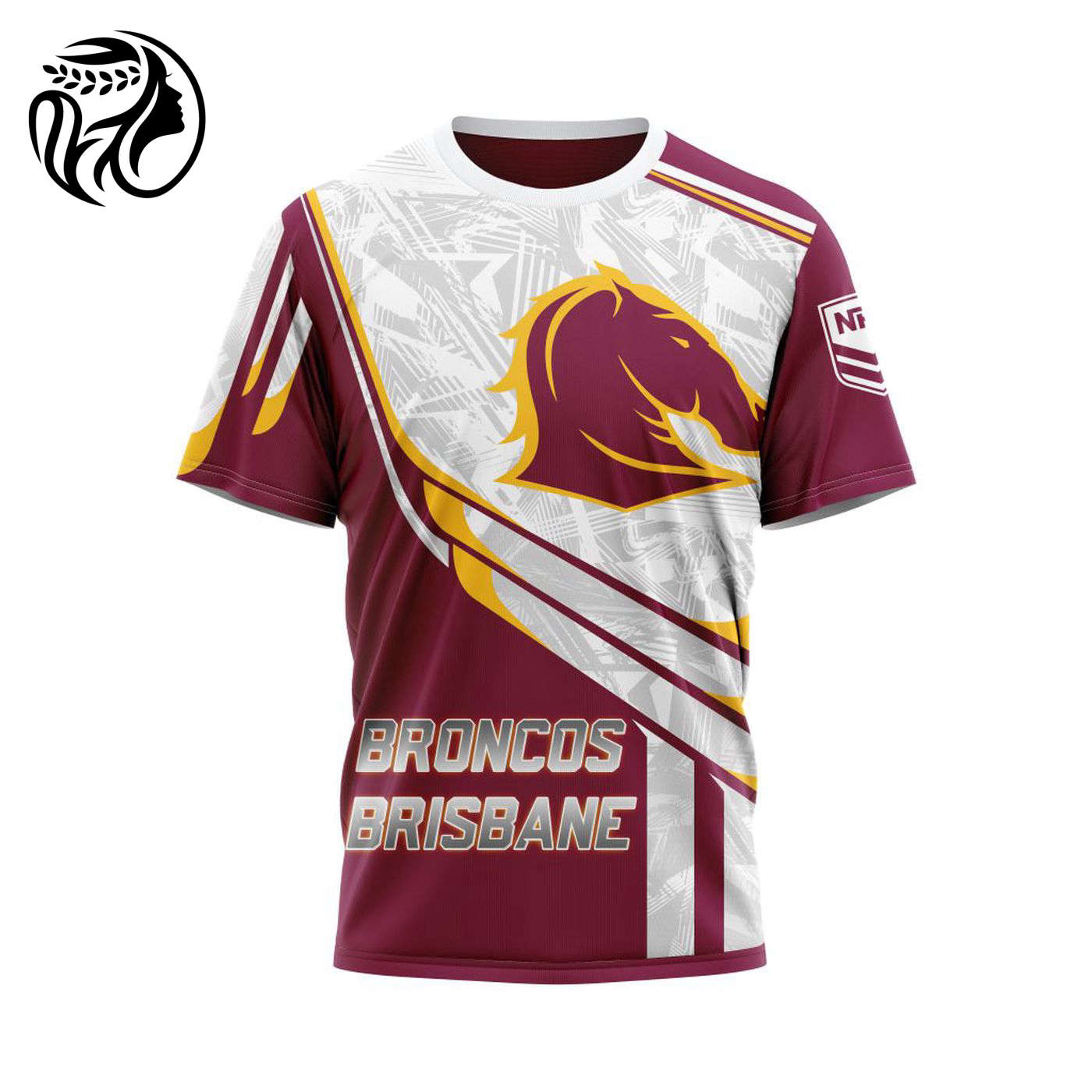 NRL Brisbane Broncos | Specialized 2021 Concepts Kits V6 3d Printed Hoodie 3d Printed Hoodie