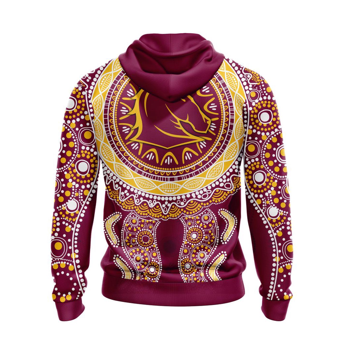 NRL Brisbane Broncos  | Specialized 2021 Maori Concepts Kits V7 3d Printed Hoodie 3d Printed Hoodie