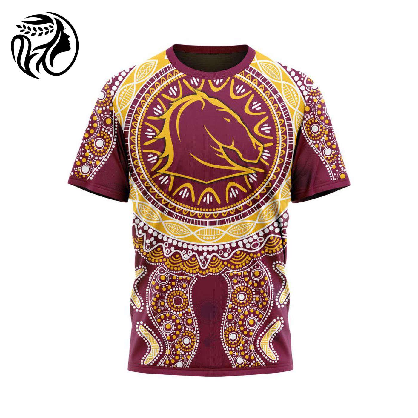 NRL Brisbane Broncos  | Specialized 2021 Maori Concepts Kits V7 3d Printed Hoodie 3d Printed Hoodie