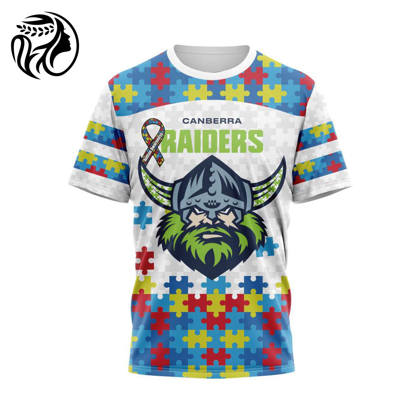NRL Canberra Raiders Autism Awareness | Concept Kits 3d Printed Hoodie 3d Printed Hoodie