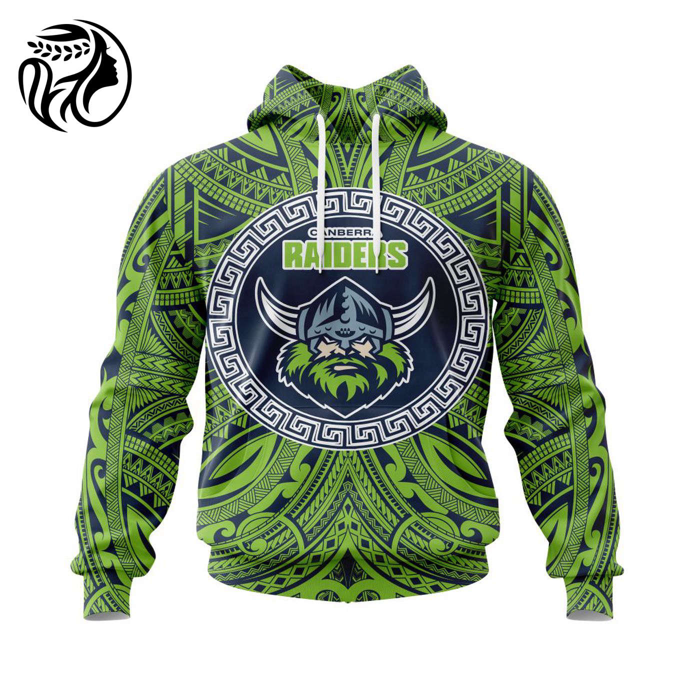NRL Canberra Raiders Polynesian Concept Kits ST2201 3d Printed Hoodie 3d Printed Hoodie