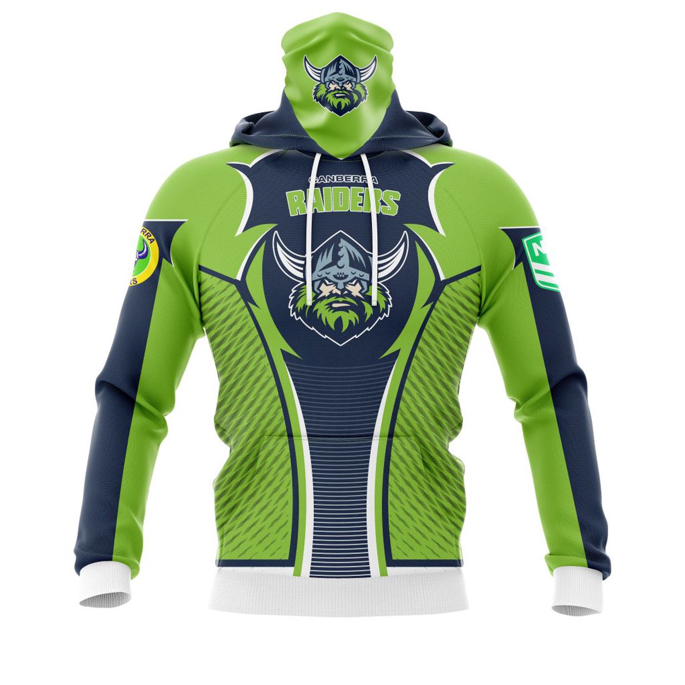 NRL Canberra Raiders | Specialized 2021 Concepts Kits 04 V1 3d Printed Hoodie 3d Printed Hoodie