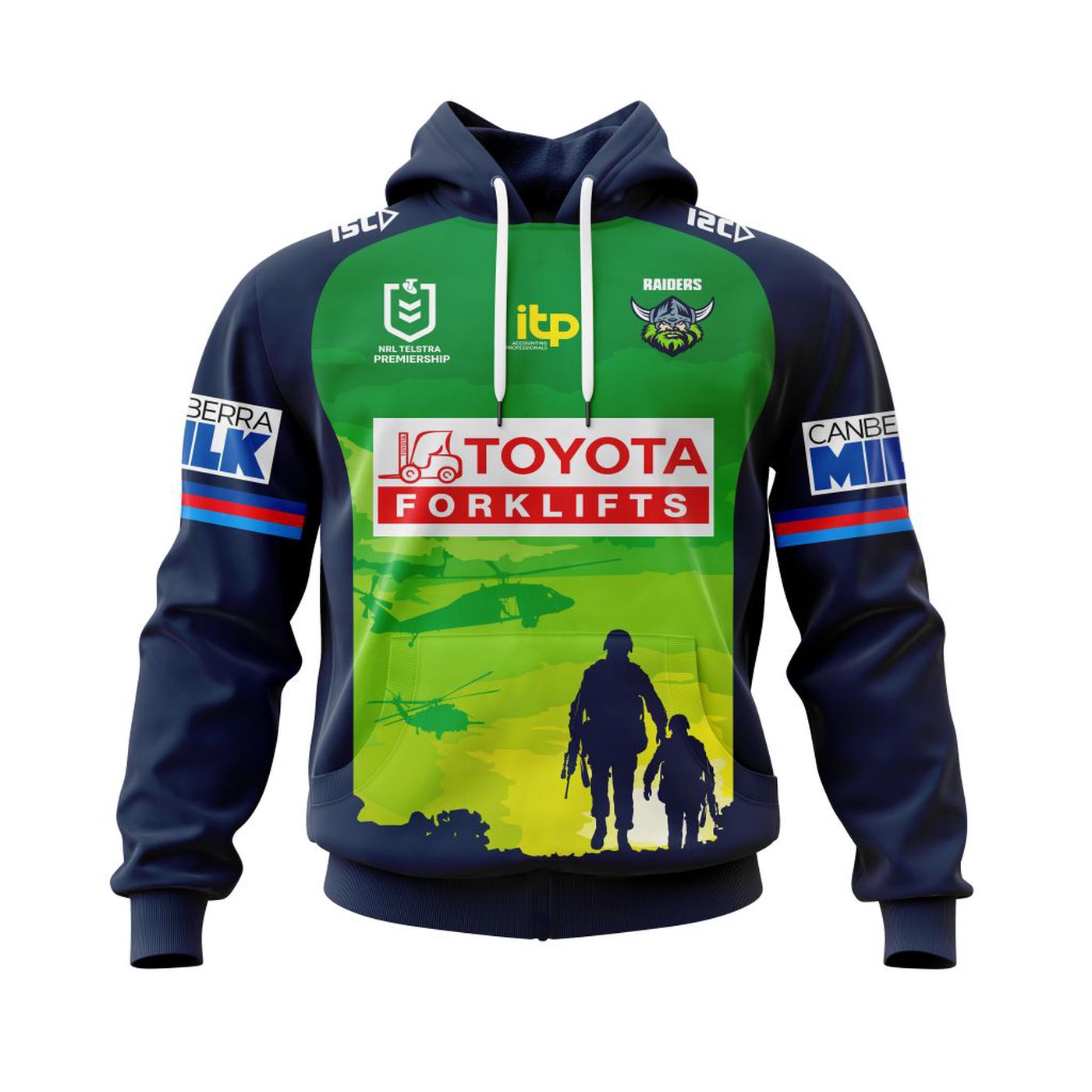 NRL Canberra Raiders | Specialized ANZAC Day Kits 3d Printed Hoodie 3d Printed Hoodie