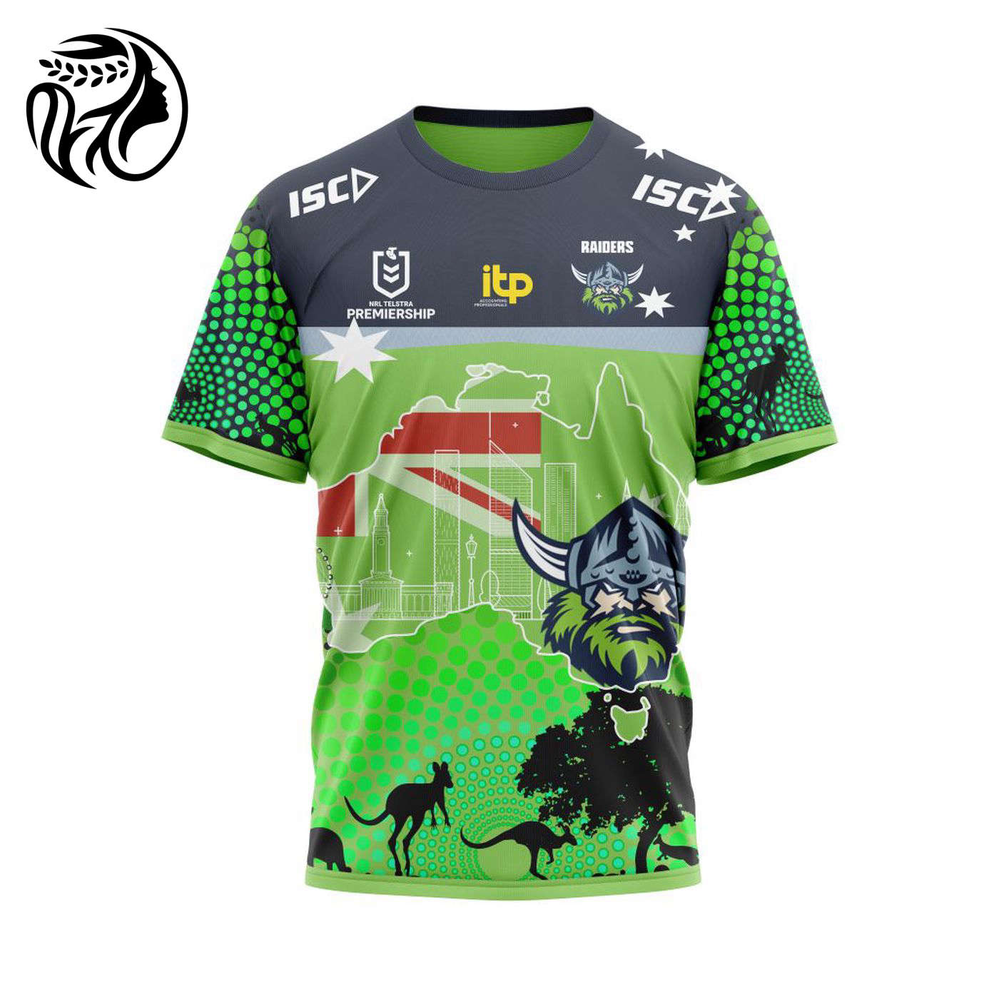 NRL Canberra Raiders | Specialized Concepts For Australia’s Day Kits V0122 3d Printed Hoodie 3d Printed Hoodie