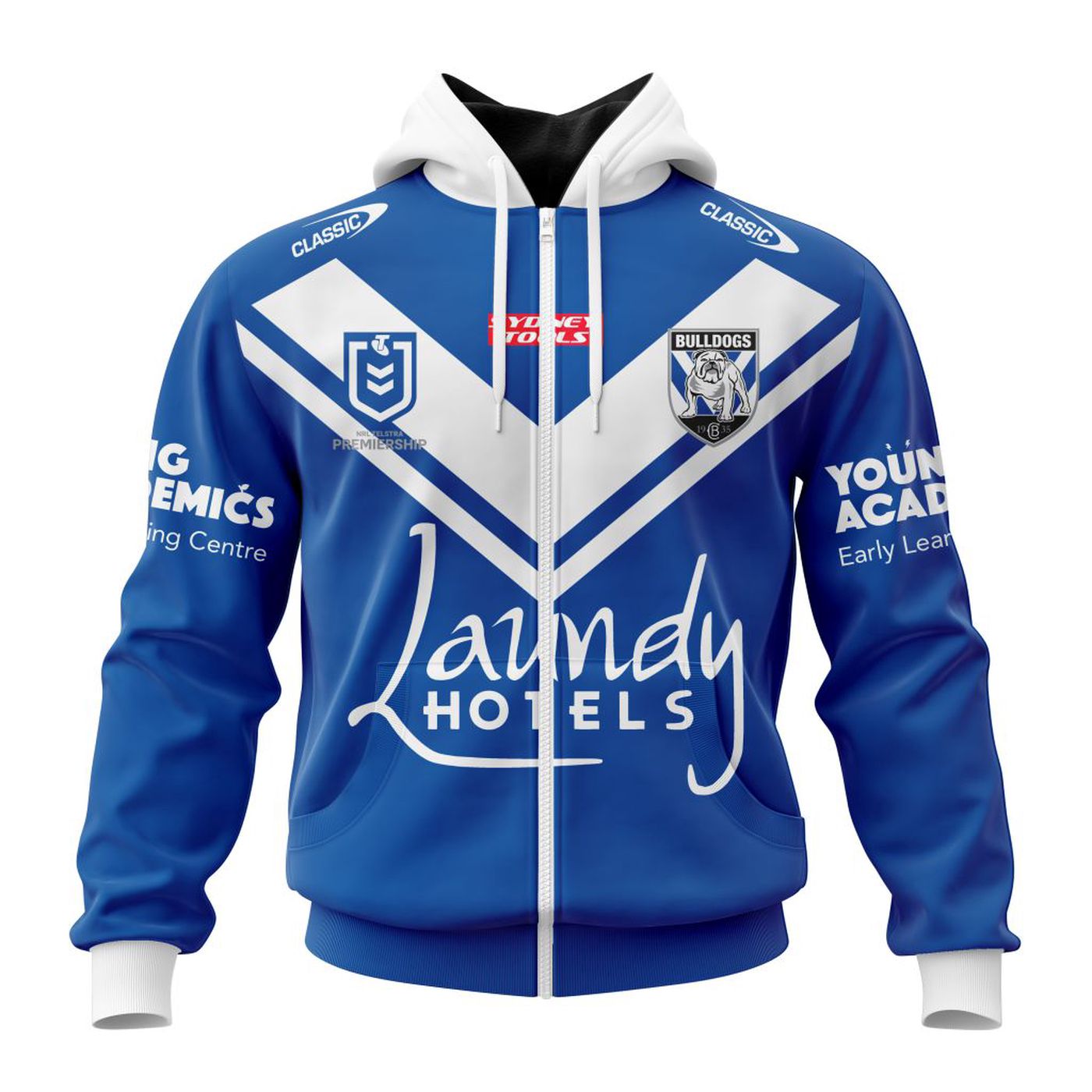 NRL Canterbury-Bankstown Bulldogs Away Kits 2023 3d Printed Hoodie 3d Printed Hoodie