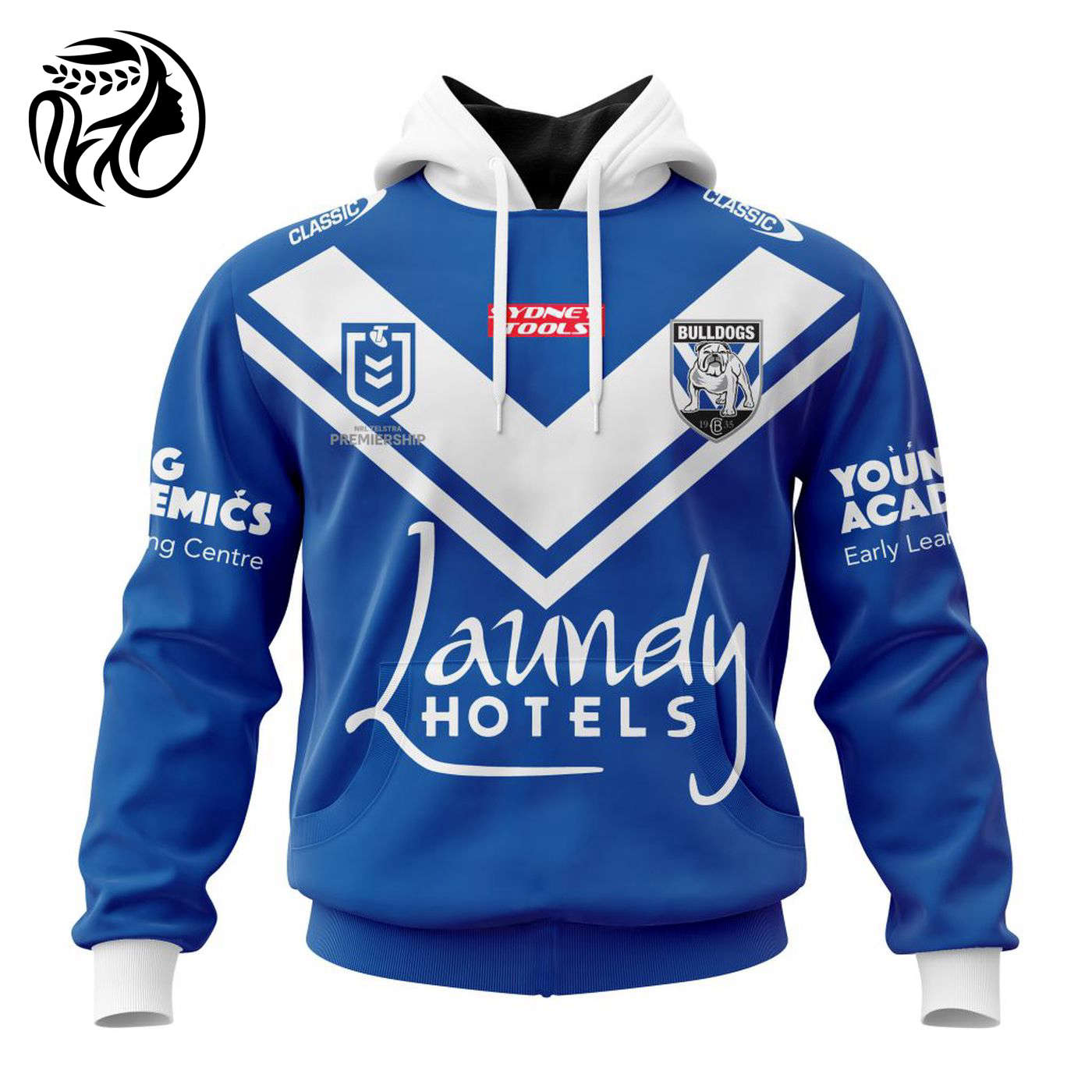 NRL Canterbury-Bankstown Bulldogs Away Kits 2023 3d Printed Hoodie 3d Printed Hoodie