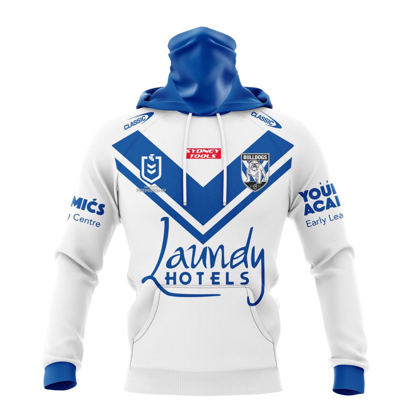NRL Canterbury-Bankstown Bulldogs Home Kits 2023 3d Printed Hoodie 3d Printed Hoodie