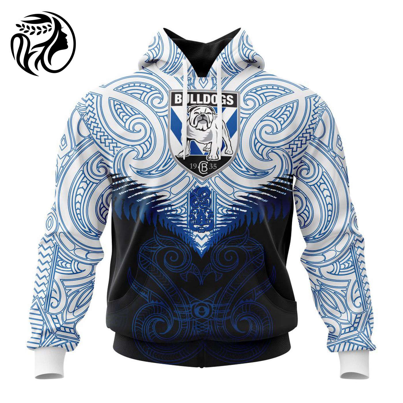 NRL Canterbury-Bankstown Bulldogs Maori Manaia Special Kits ST2201 3d Printed Hoodie 3d Printed Hoodie