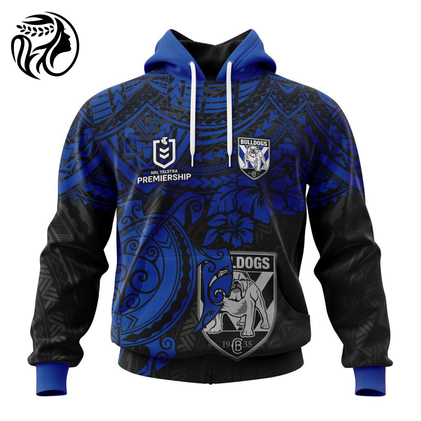 NRL Canterbury-Bankstown Bulldogs Polynesian Concept Kits ST2202 3d Printed Hoodie 3d Printed Hoodie