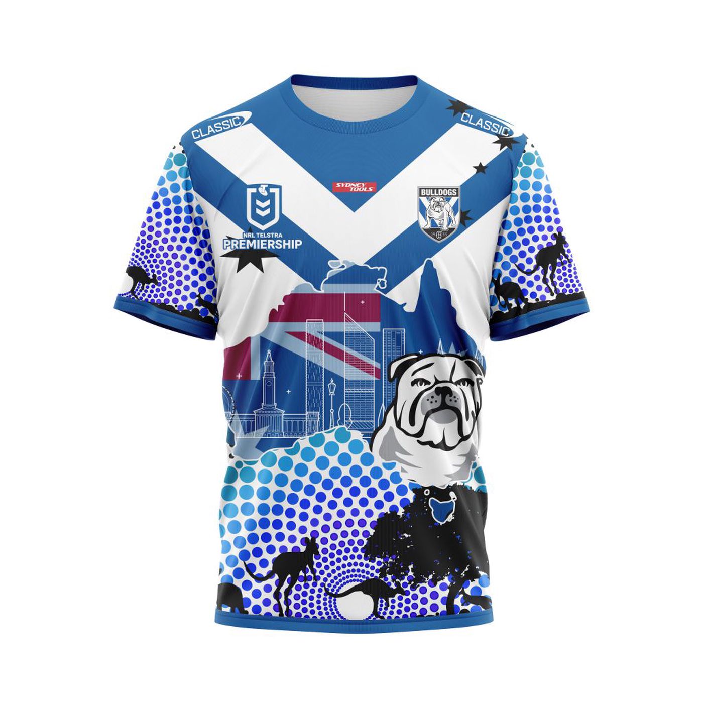 NRL Canterbury-Bankstown Bulldogs | Specialized Concepts For Australia’s Day Kits V0122 3d Printed Hoodie 3d Printed Hoodie