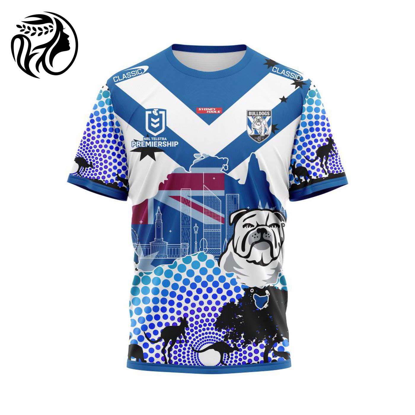NRL Canterbury-Bankstown Bulldogs | Specialized Concepts For Australia’s Day Kits V0122 3d Printed Hoodie 3d Printed Hoodie