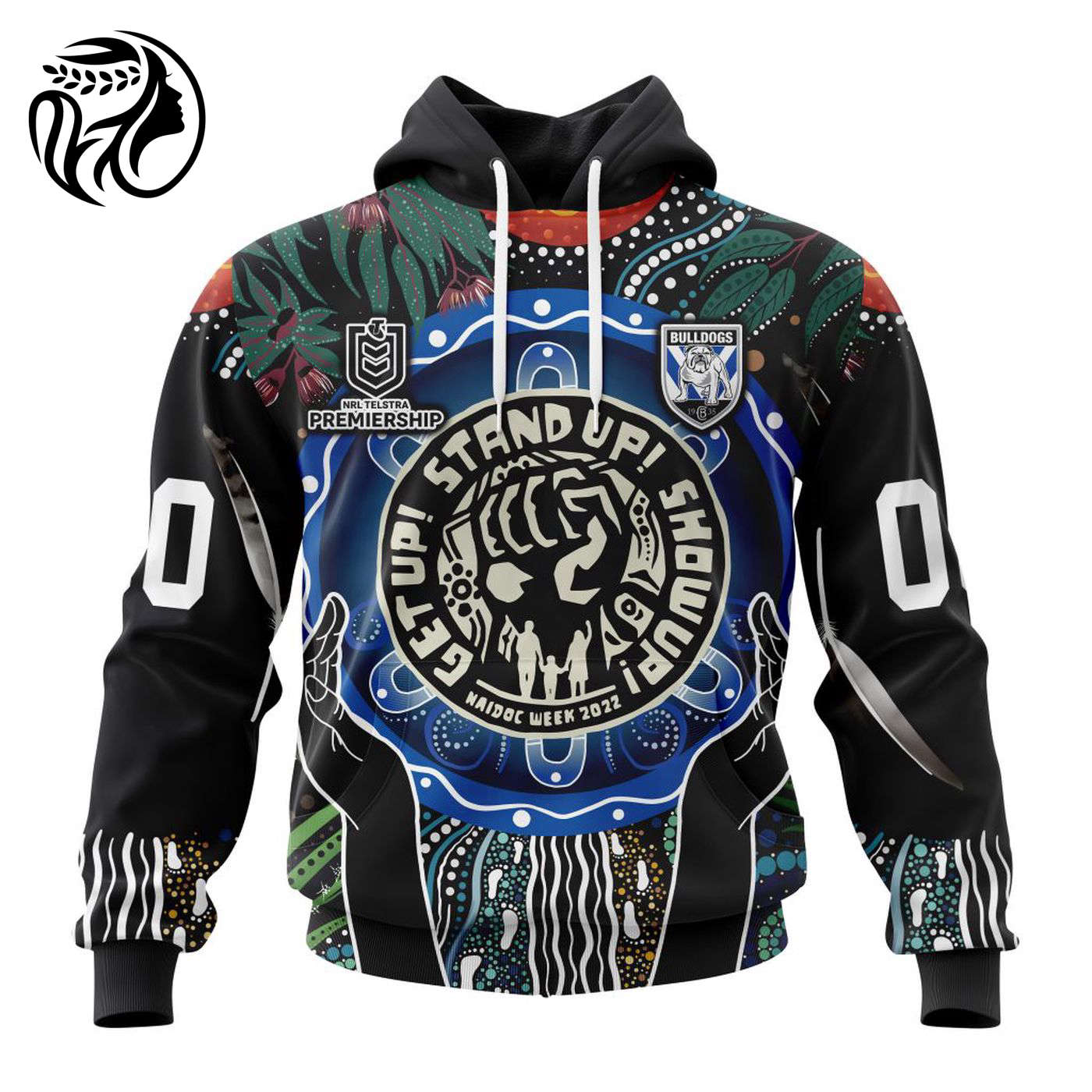 NRL Canterbury-Bankstown Bulldogs | Specialized Concepts Kits For Naidoc Event V0122 3d Printed Hoodie 3d Printed Hoodie