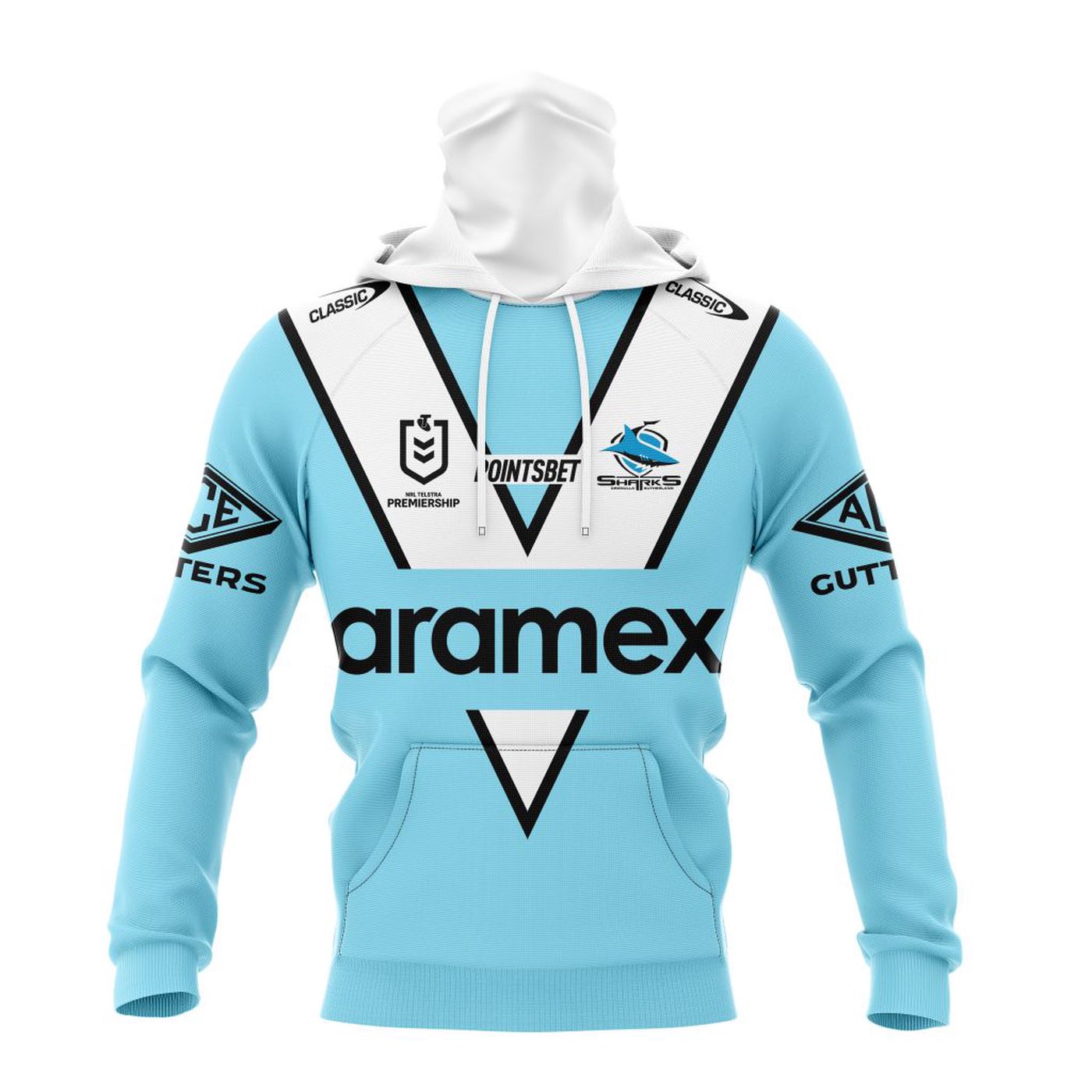 NRL Cronulla-Sutherland Sharks Heritage Kits 2023 3d Printed Hoodie 3d Printed Hoodie