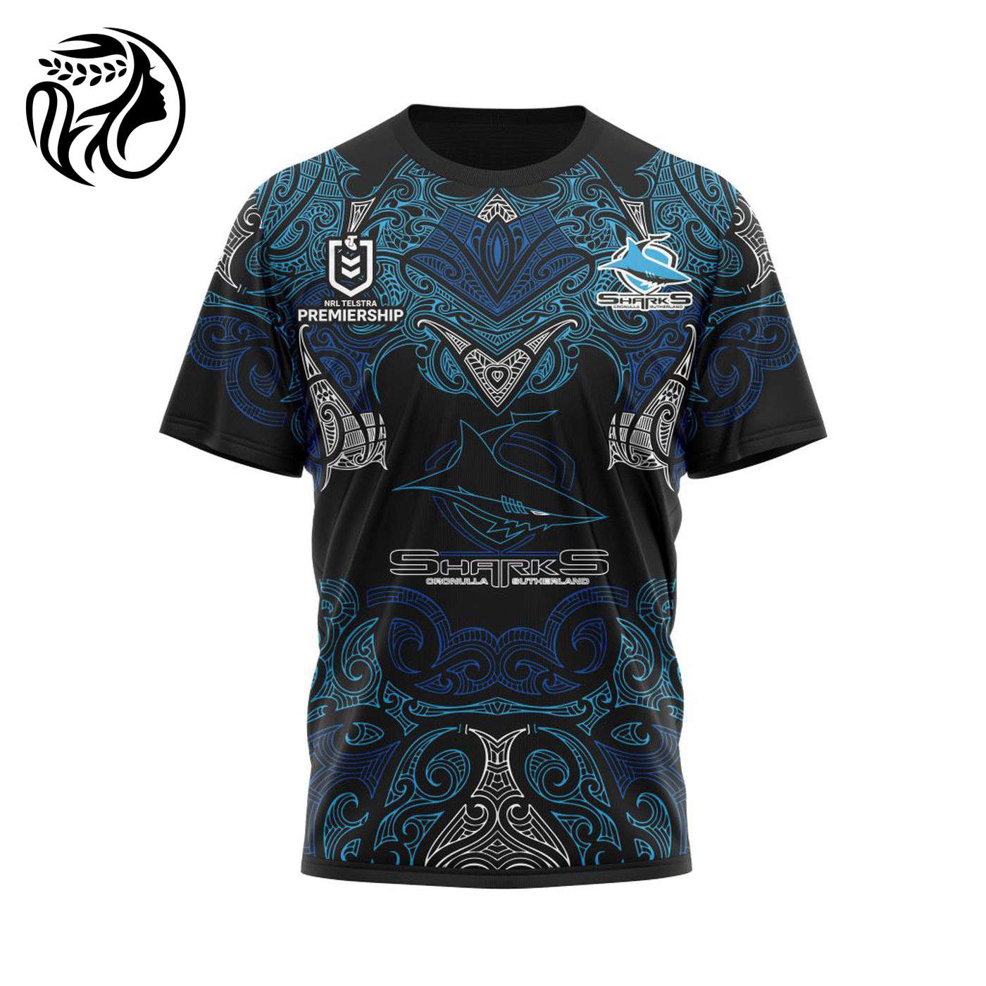 NRL Cronulla-Sutherland Sharks | Specialized 2021 Concepts Kits V10 3d Printed Hoodie 3d Printed Hoodie