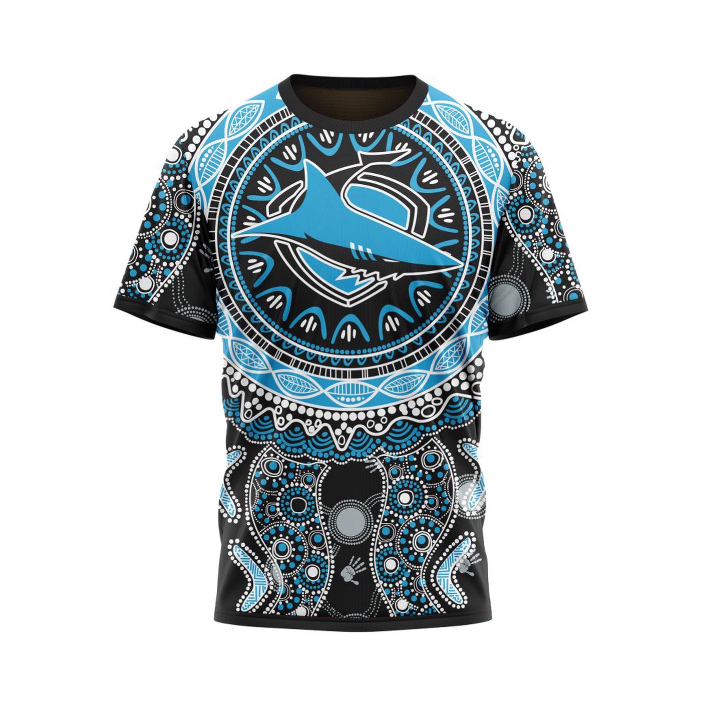 NRL Cronulla-Sutherland Sharks   | Specialized 2021 Maori Concepts Kits V7 3d Printed Hoodie 3d Printed Hoodie