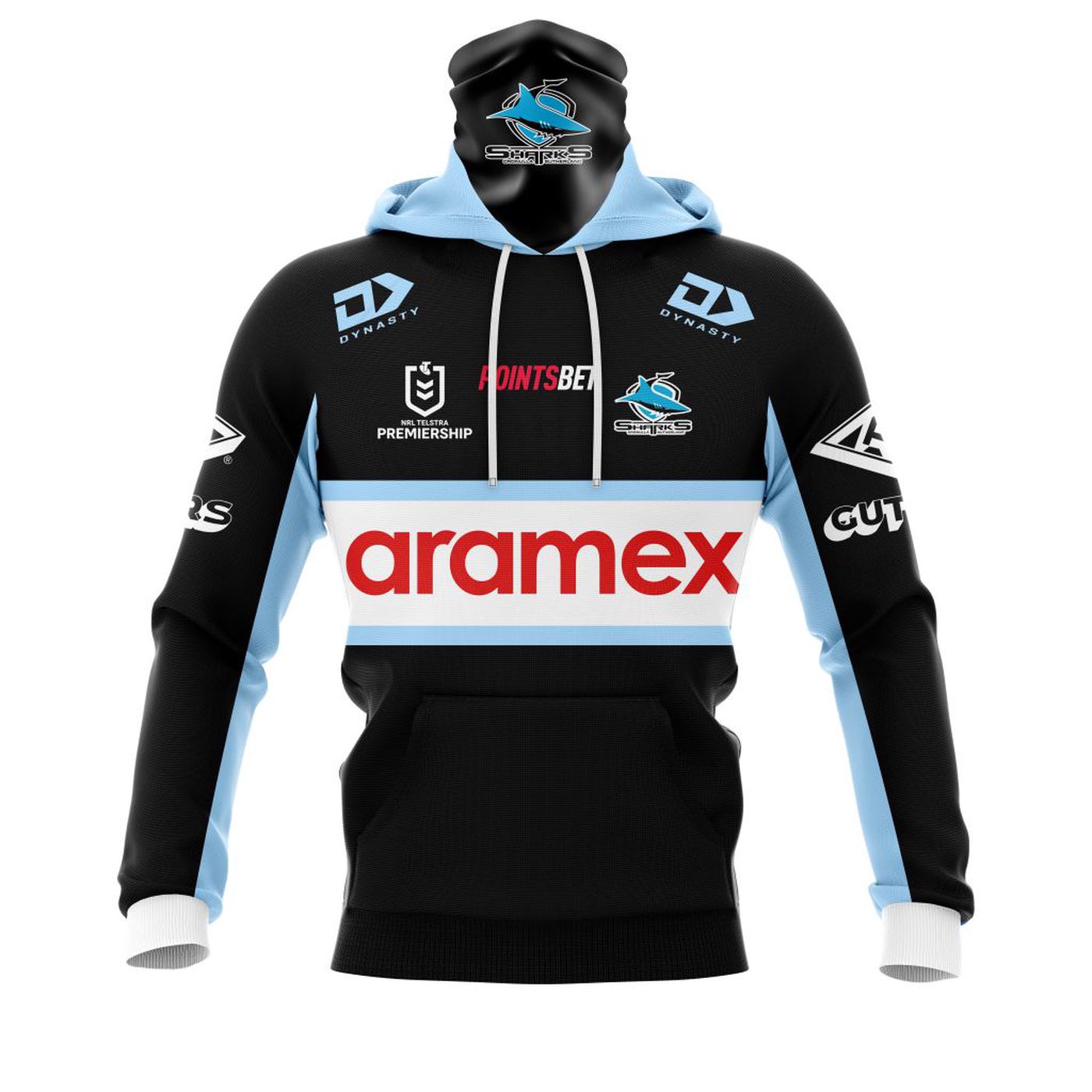 NRL Cronulla-Sutherland Sharks | Specialized 2022 Away Kits 3d Printed Hoodie 3d Printed Hoodie
