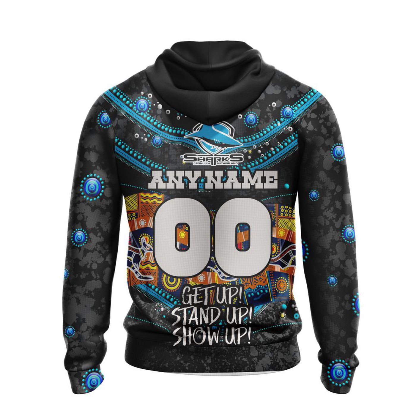 NRL Cronulla-Sutherland Sharks | Specialized Indigenous Kits For NAIDOC Week ST2201 3d Printed Hoodie 3d Printed Hoodie