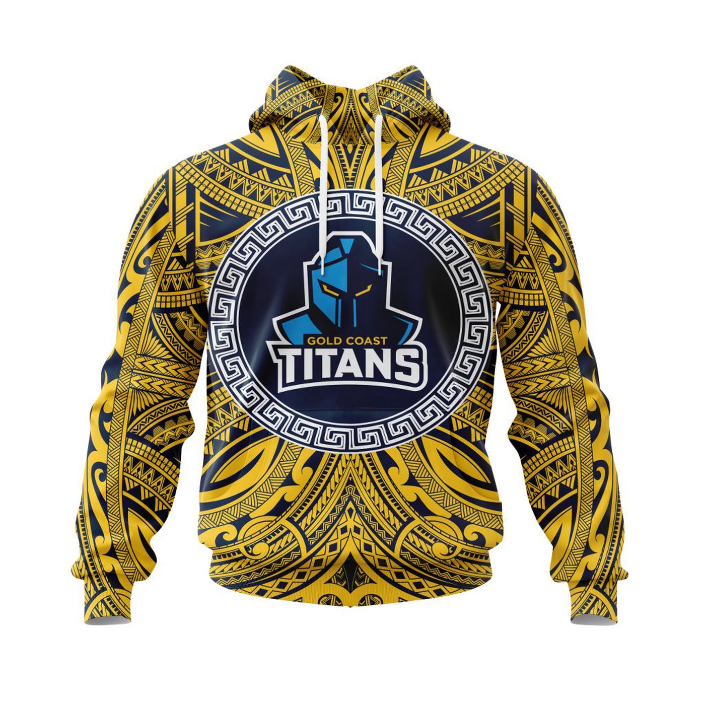 NRL Gold Coast Titans Polynesian Concept Kits ST2201 3d Printed Hoodie 3d Printed Hoodie