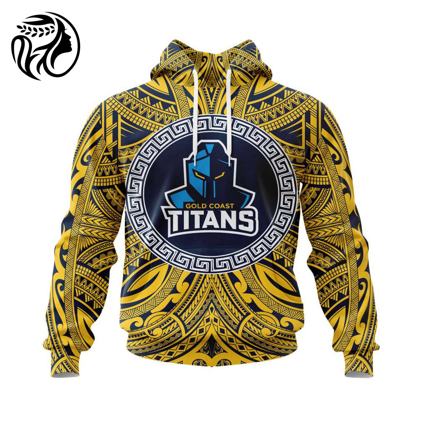 NRL Gold Coast Titans Polynesian Concept Kits ST2201 3d Printed Hoodie 3d Printed Hoodie