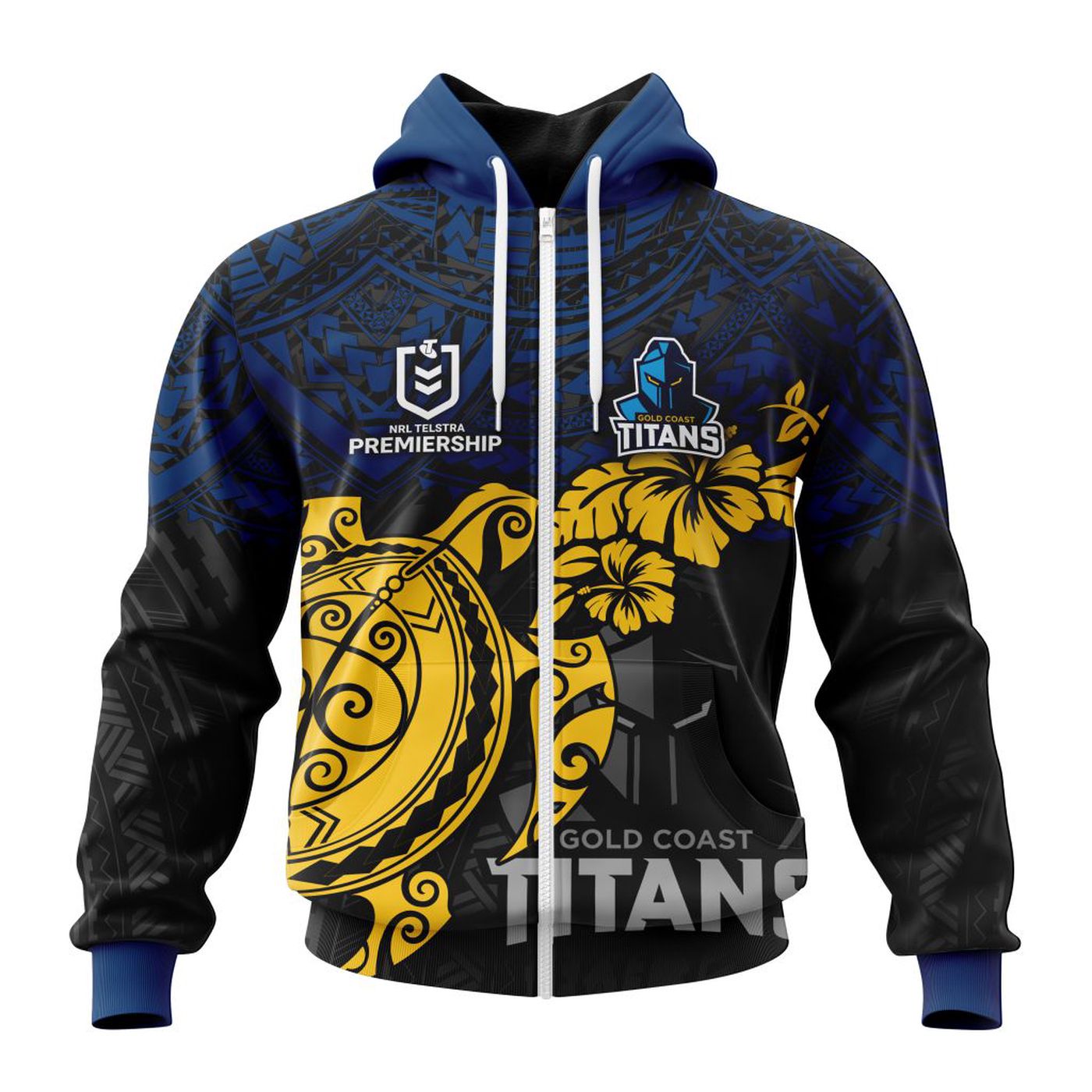 NRL Gold Coast Titans Polynesian Concept Kits ST2202 3d Printed Hoodie 3d Printed Hoodie