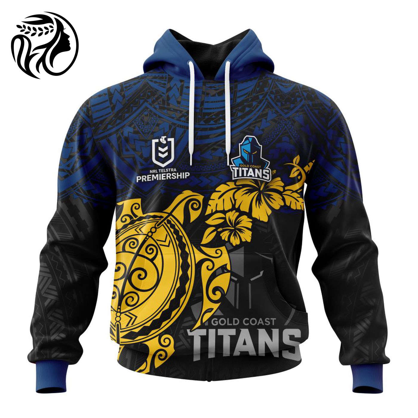 NRL Gold Coast Titans Polynesian Concept Kits ST2202 3d Printed Hoodie 3d Printed Hoodie