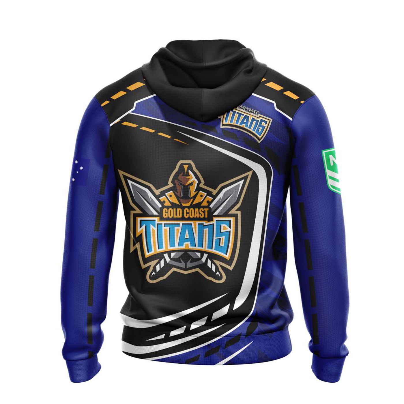 NRL Gold Coast Titans | Specialized 2021 Concepts Kits 3d Printed Hoodie 3d Printed Hoodie