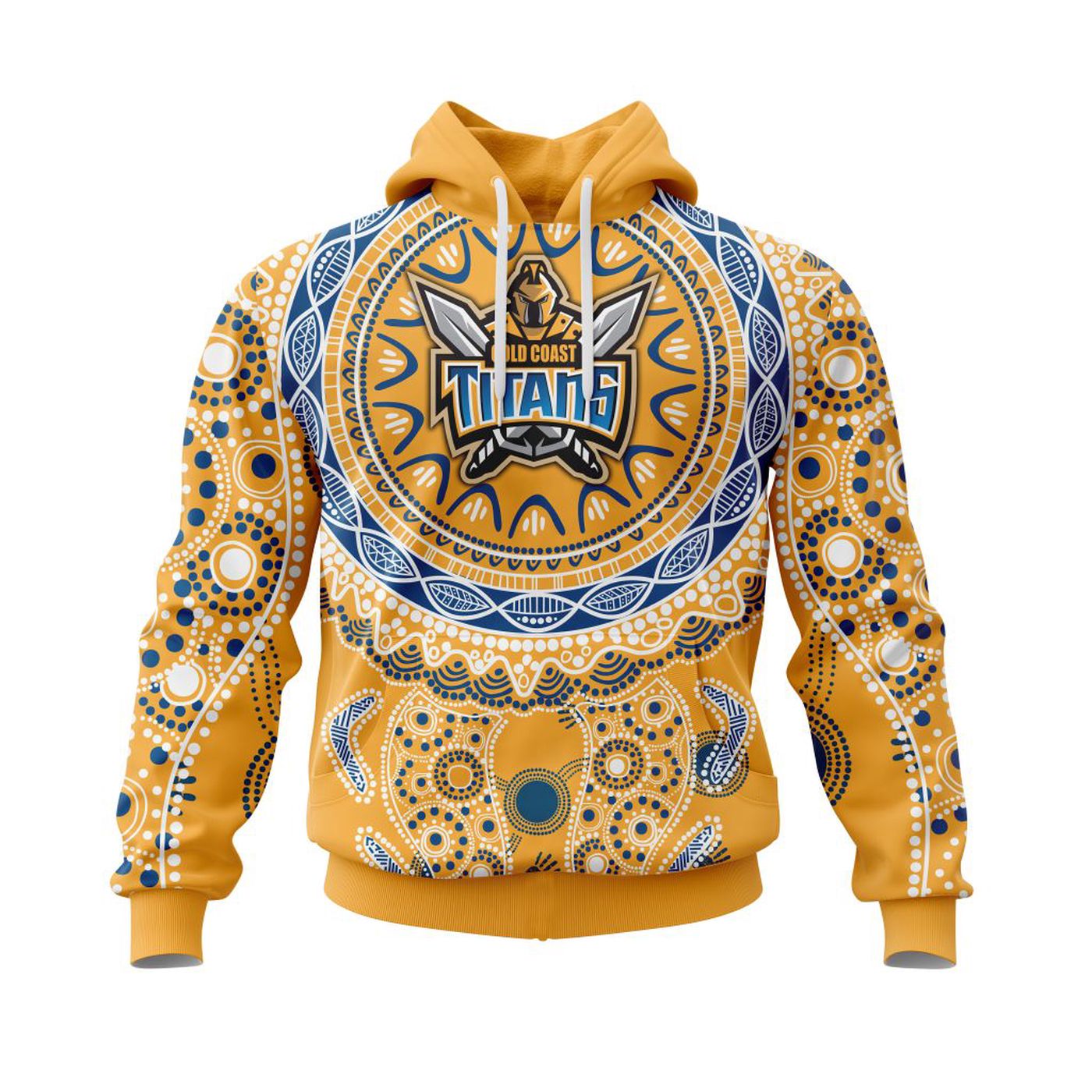 NRL Gold Coast Titans  | Specialized 2021 Maori Concepts Kits V7 3d Printed Hoodie 3d Printed Hoodie