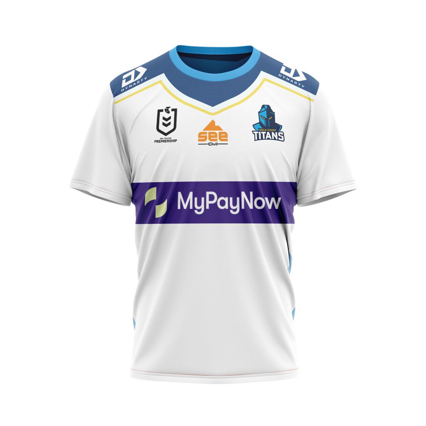 NRL Gold Coast Titans | Specialized 2022 Away Kits 3d Printed Hoodie 3d Printed Hoodie
