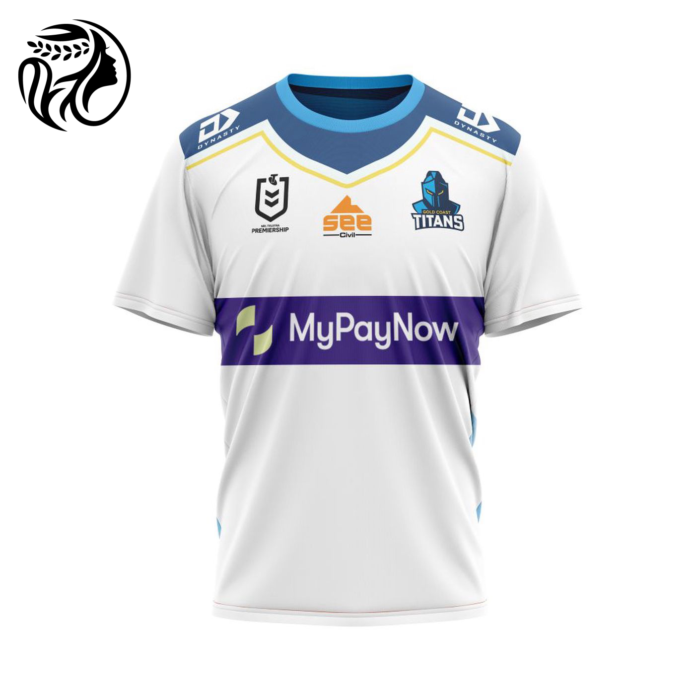 NRL Gold Coast Titans | Specialized 2022 Away Kits 3d Printed Hoodie 3d Printed Hoodie