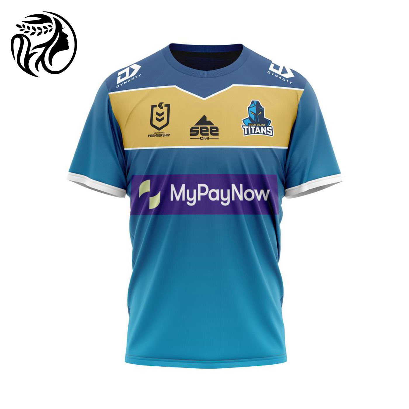 NRL Gold Coast Titans | Specialized 2022 Home Kits 3d Printed Hoodie 3d Printed Hoodie