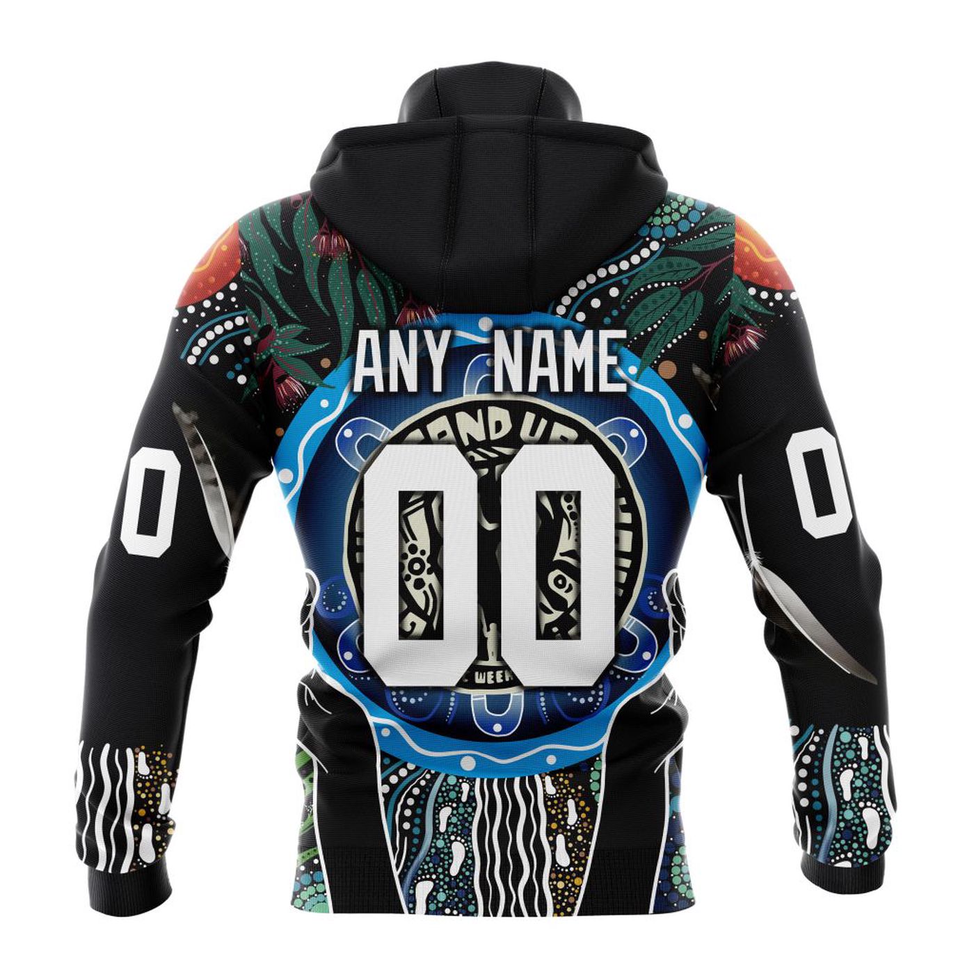 NRL Gold Coast Titans | Specialized Concepts Kits For Naidoc Event V0122 3d Printed Hoodie 3d Printed Hoodie