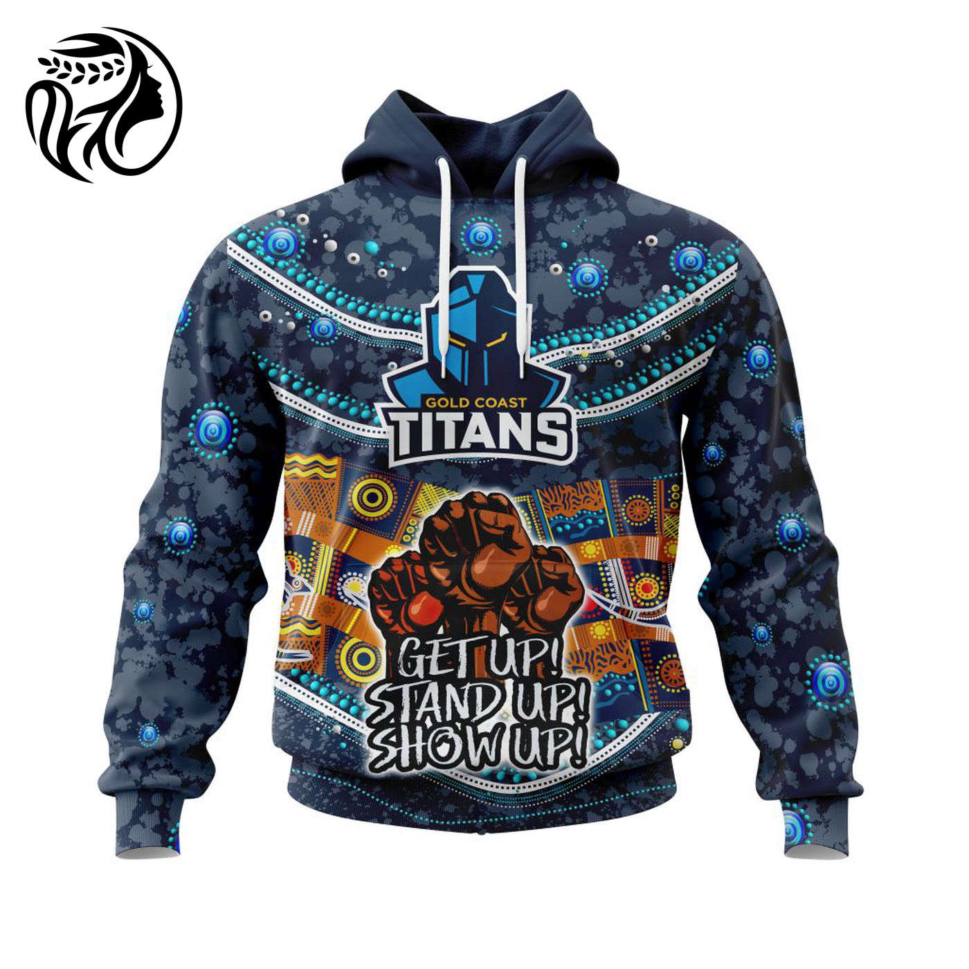 NRL Gold Coast Titans | Specialized Indigenous Kits For NAIDOC Week ST2201 3d Printed Hoodie 3d Printed Hoodie