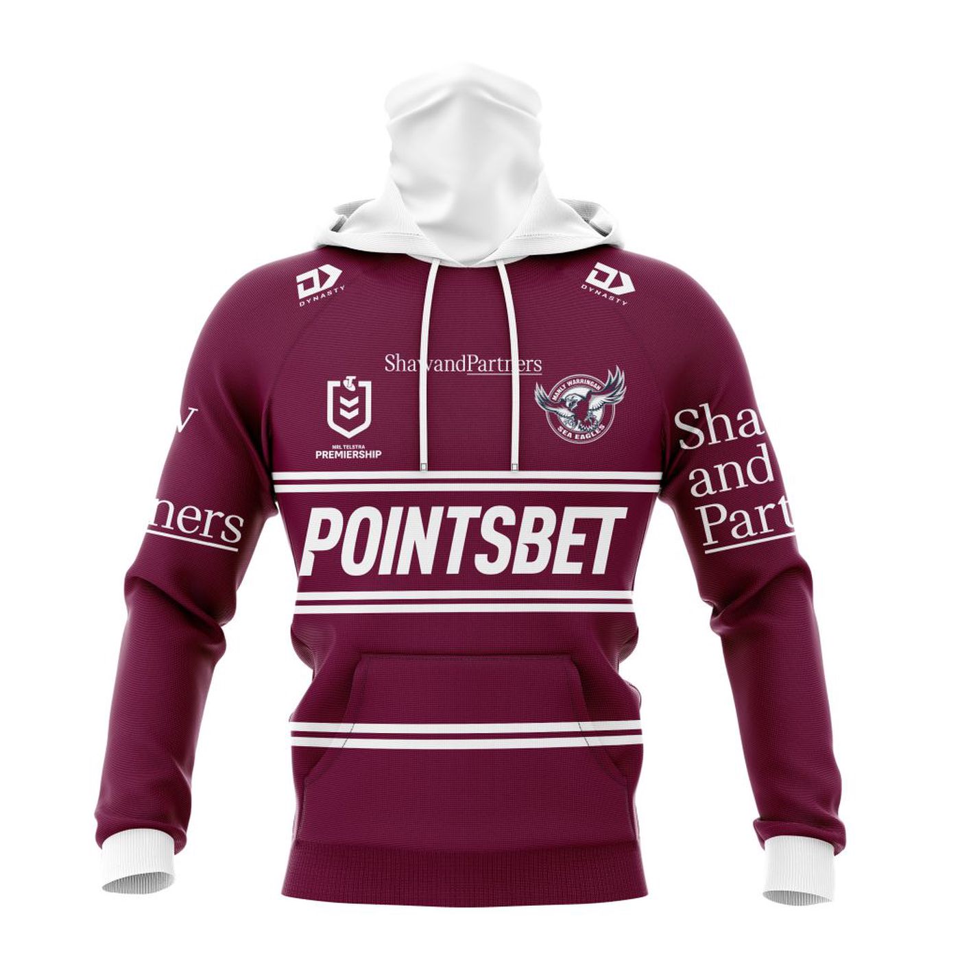 NRL Manly Warringah Sea Eagles Home Kits 2023 3d Printed Hoodie 3d Printed Hoodie