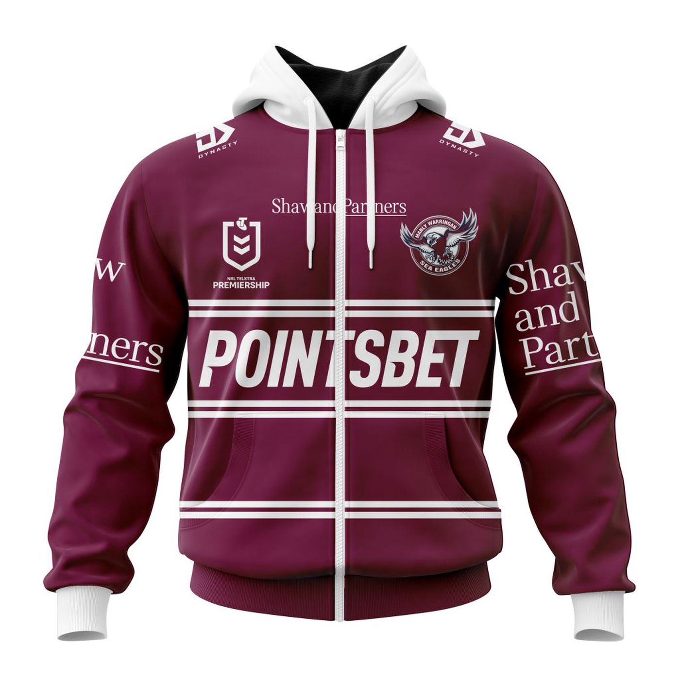 NRL Manly Warringah Sea Eagles Home Kits 2023 3d Printed Hoodie 3d Printed Hoodie