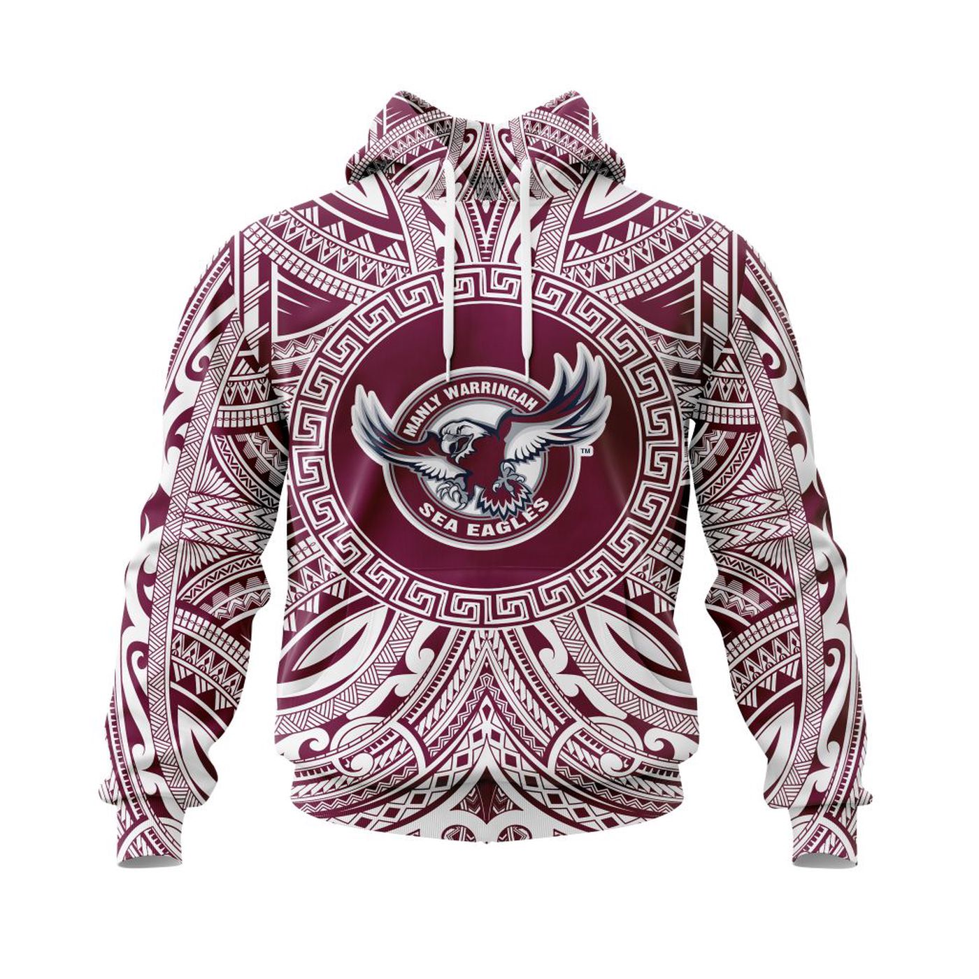 NRL Manly Warringah Sea Eagles Polynesian Concept Kits ST2201 3d Printed Hoodie 3d Printed Hoodie