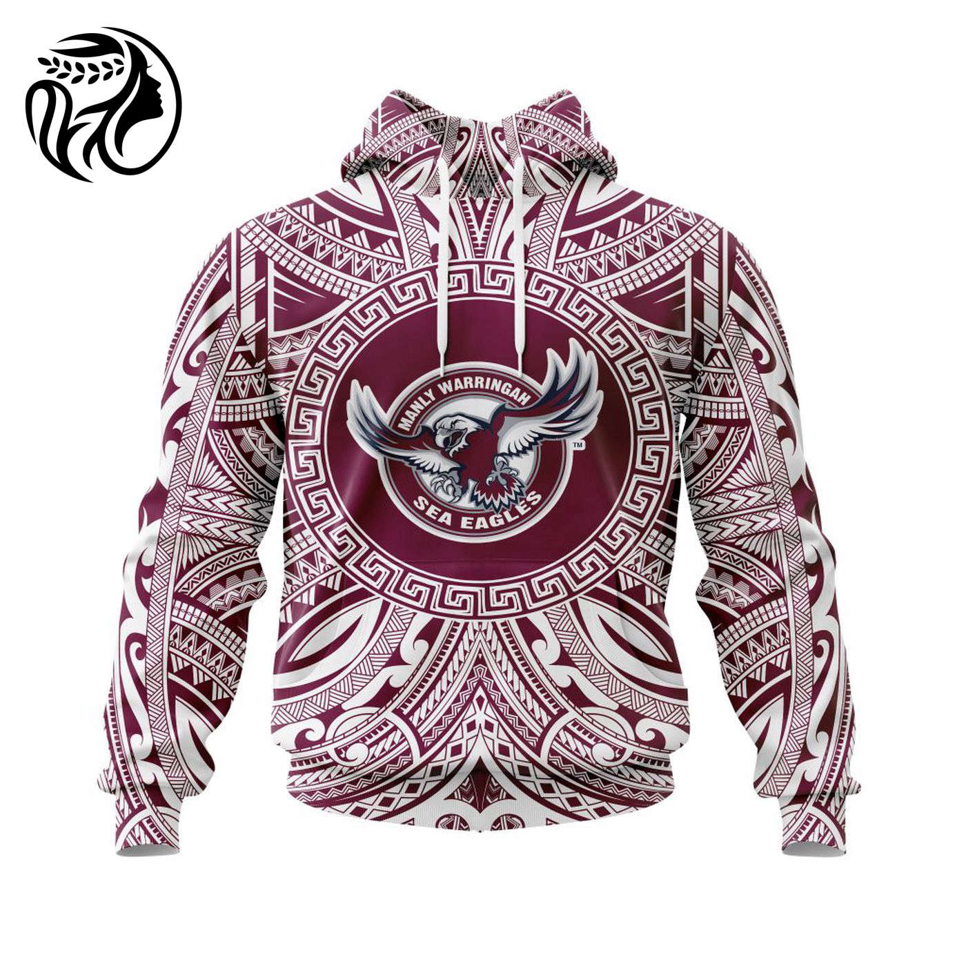 NRL Manly Warringah Sea Eagles Polynesian Concept Kits ST2201 3d Printed Hoodie 3d Printed Hoodie