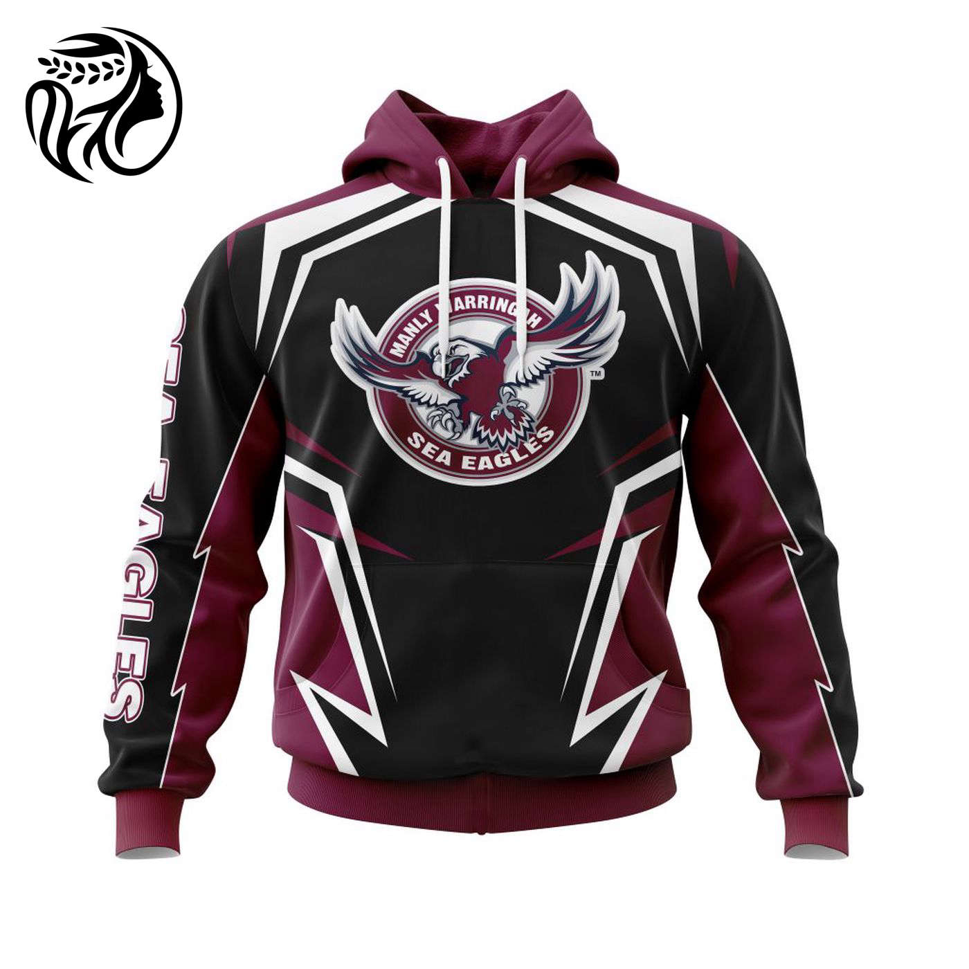 NRL Manly Warringah Sea Eagles Special Concept Kits ST2201 3d Printed Hoodie 3d Printed Hoodie