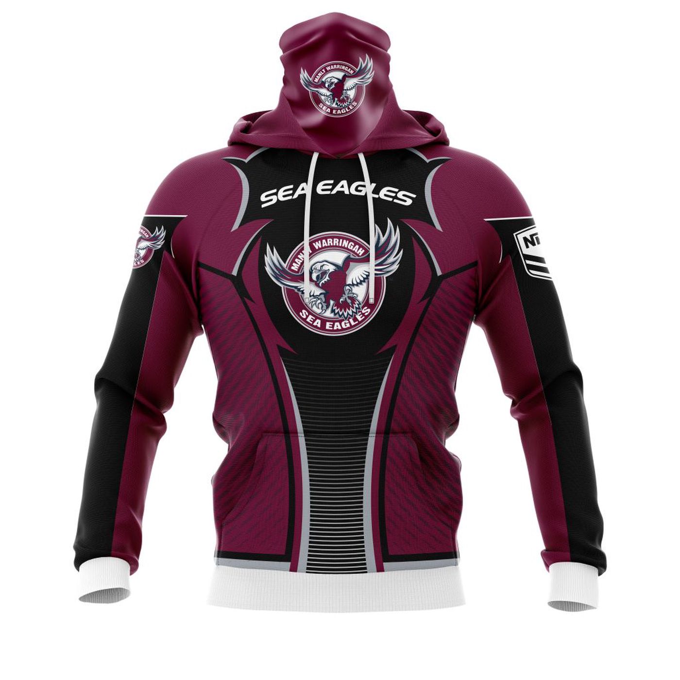 NRL Manly Warringah Sea Eagles | Specialized 2021 Concepts Kits 04 3d Printed Hoodie 3d Printed Hoodie