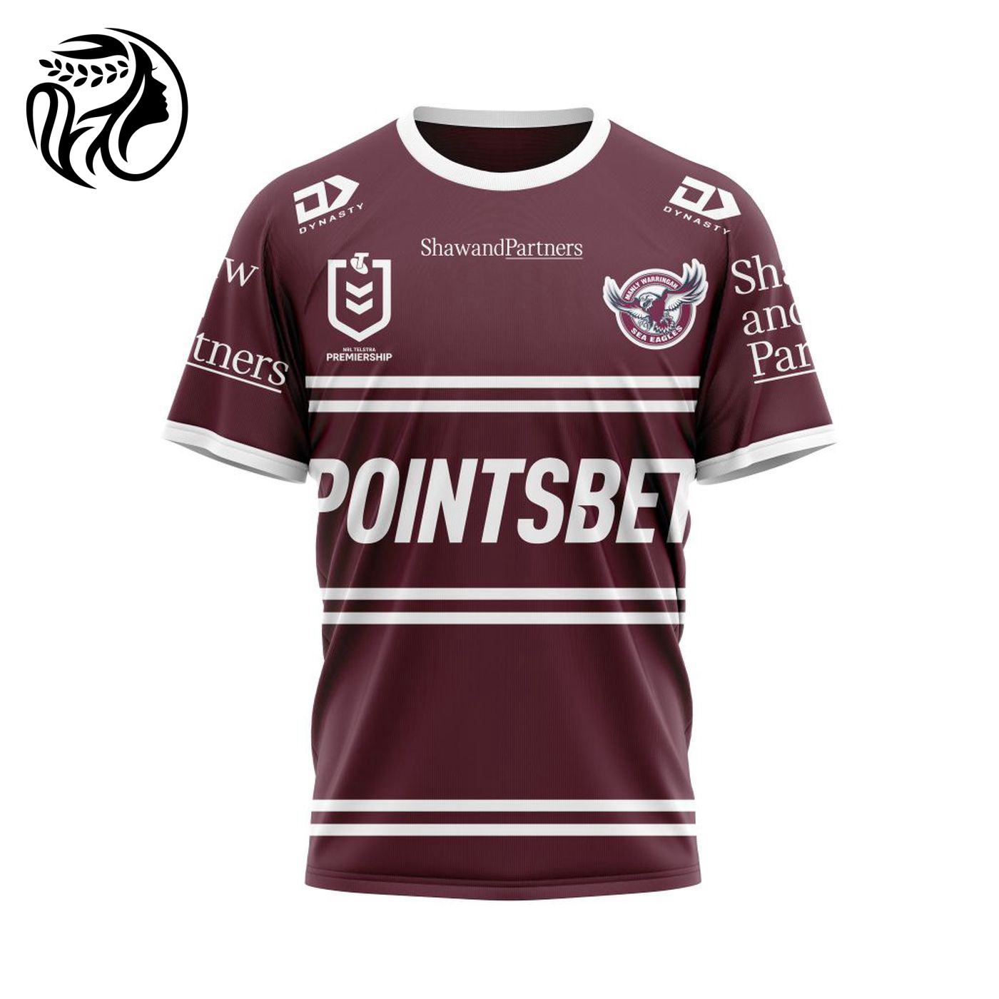 NRL Manly Warringah Sea Eagles | Specialized 2022 Home Kits 3d Printed Hoodie 3d Printed Hoodie