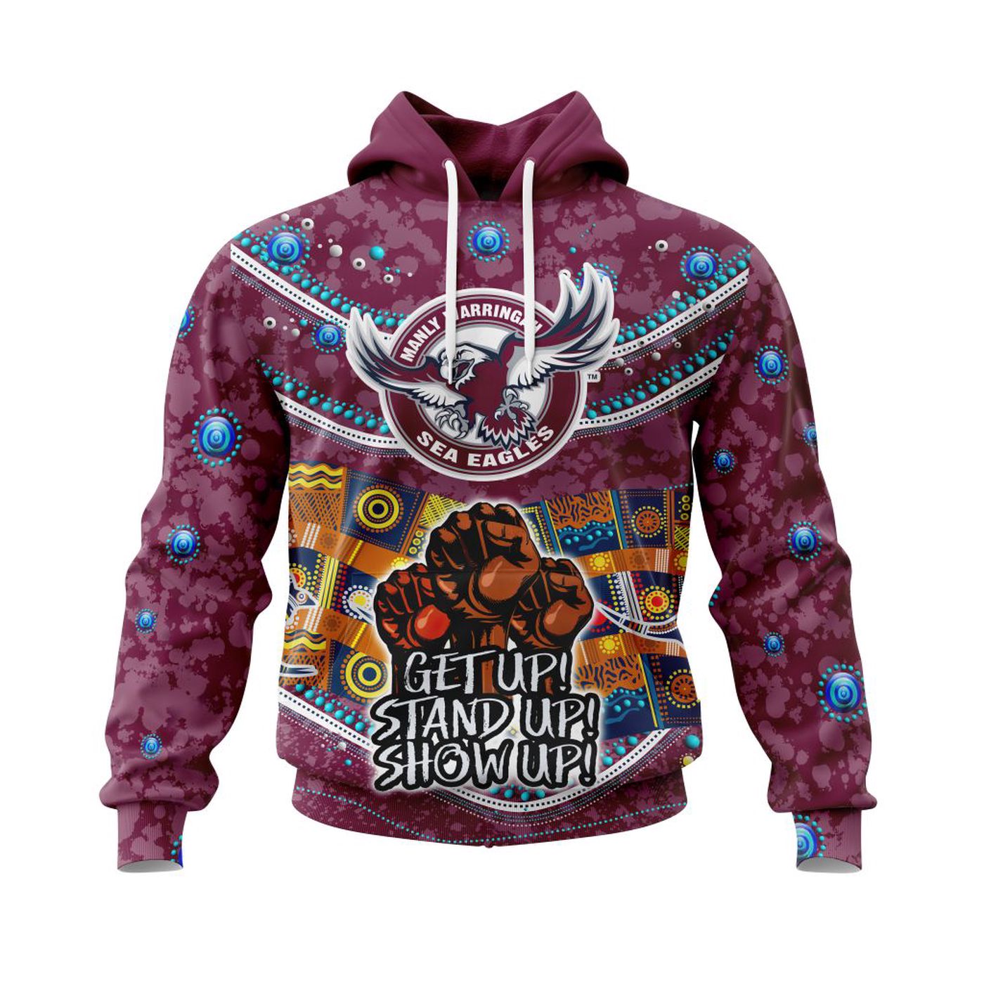 NRL Manly Warringah Sea Eagles | Specialized Indigenous Kits For NAIDOC Week ST2201 3d Printed Hoodie 3d Printed Hoodie