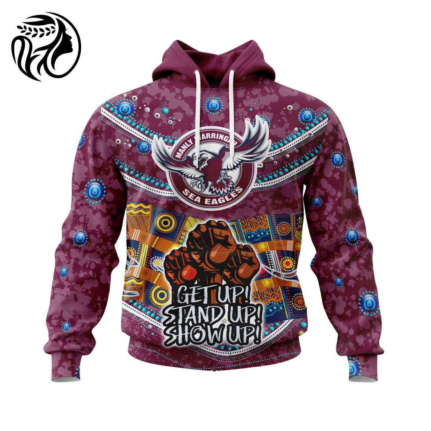 NRL Manly Warringah Sea Eagles | Specialized Indigenous Kits For NAIDOC Week ST2201 3d Printed Hoodie 3d Printed Hoodie