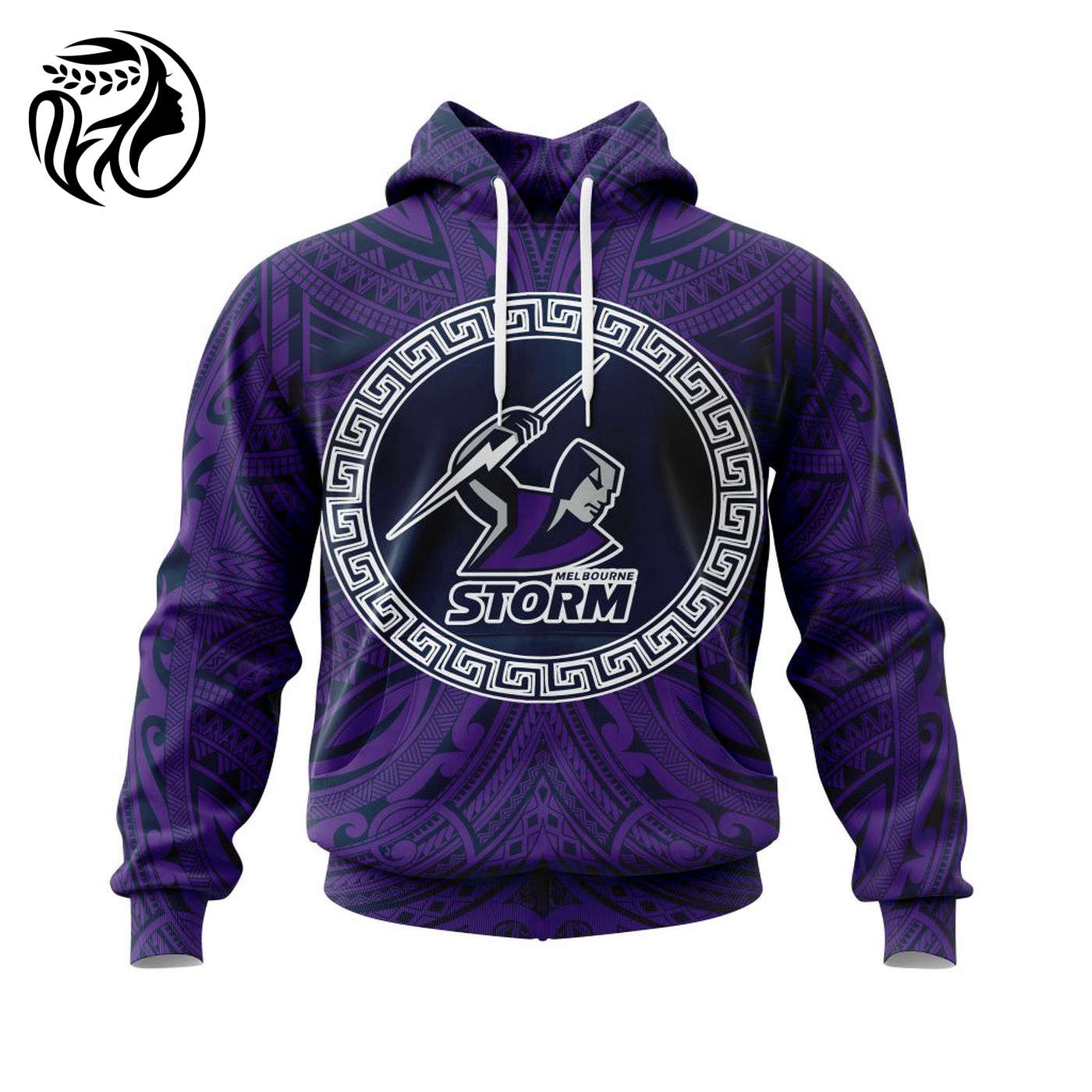 NRL Melbourne Storm Polynesian Concept Kits ST2201 3d Printed Hoodie 3d Printed Hoodie
