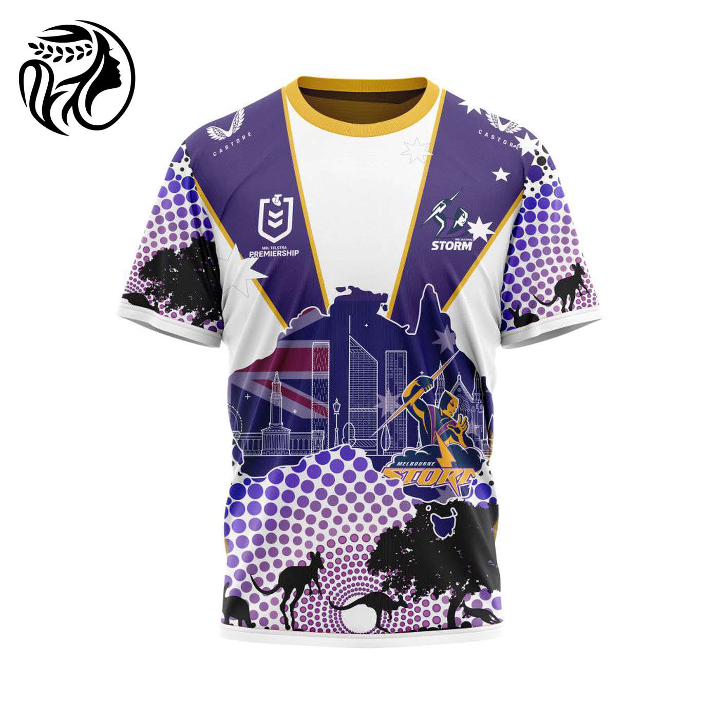 NRL Melbourne Storm | Specialized Concepts For Australia’s Day Kits V0122 3d Printed Hoodie 3d Printed Hoodie