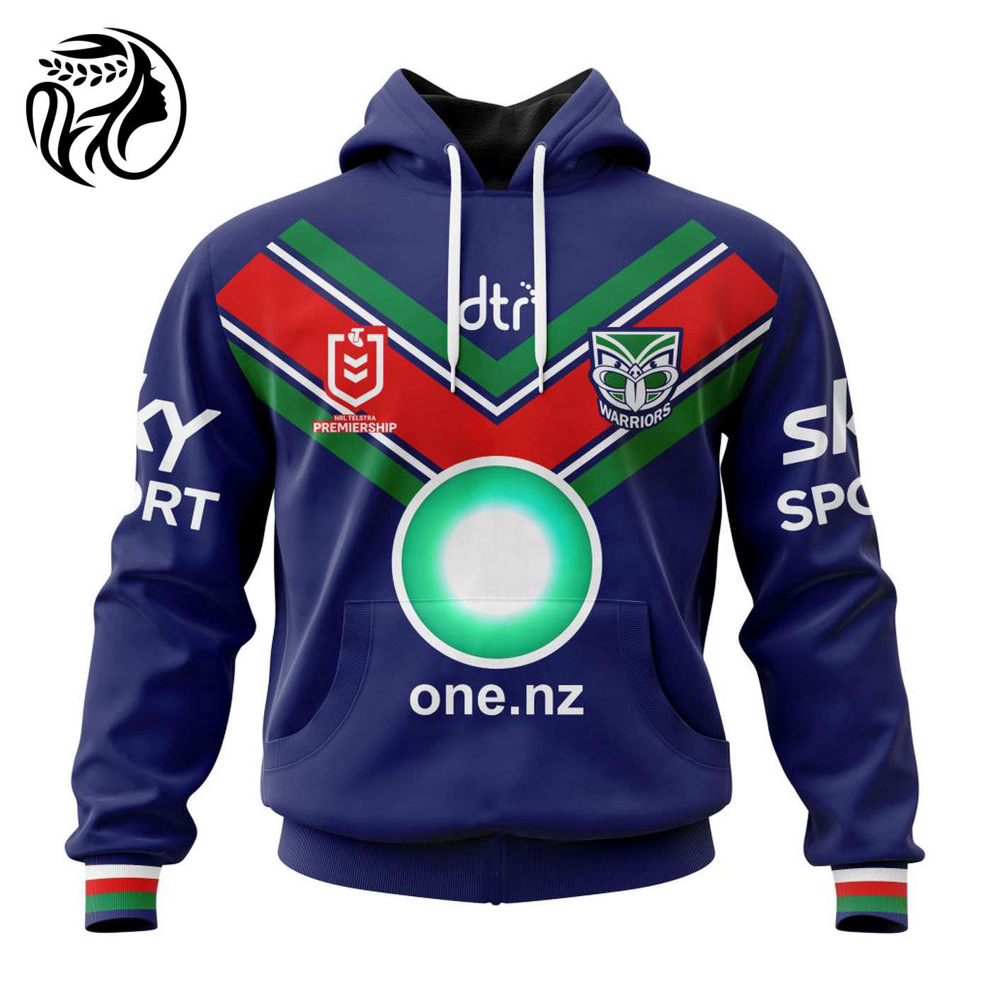 NRL New Zealand Warriors Home Kits 2023 3d Printed Hoodie 3d Printed Hoodie