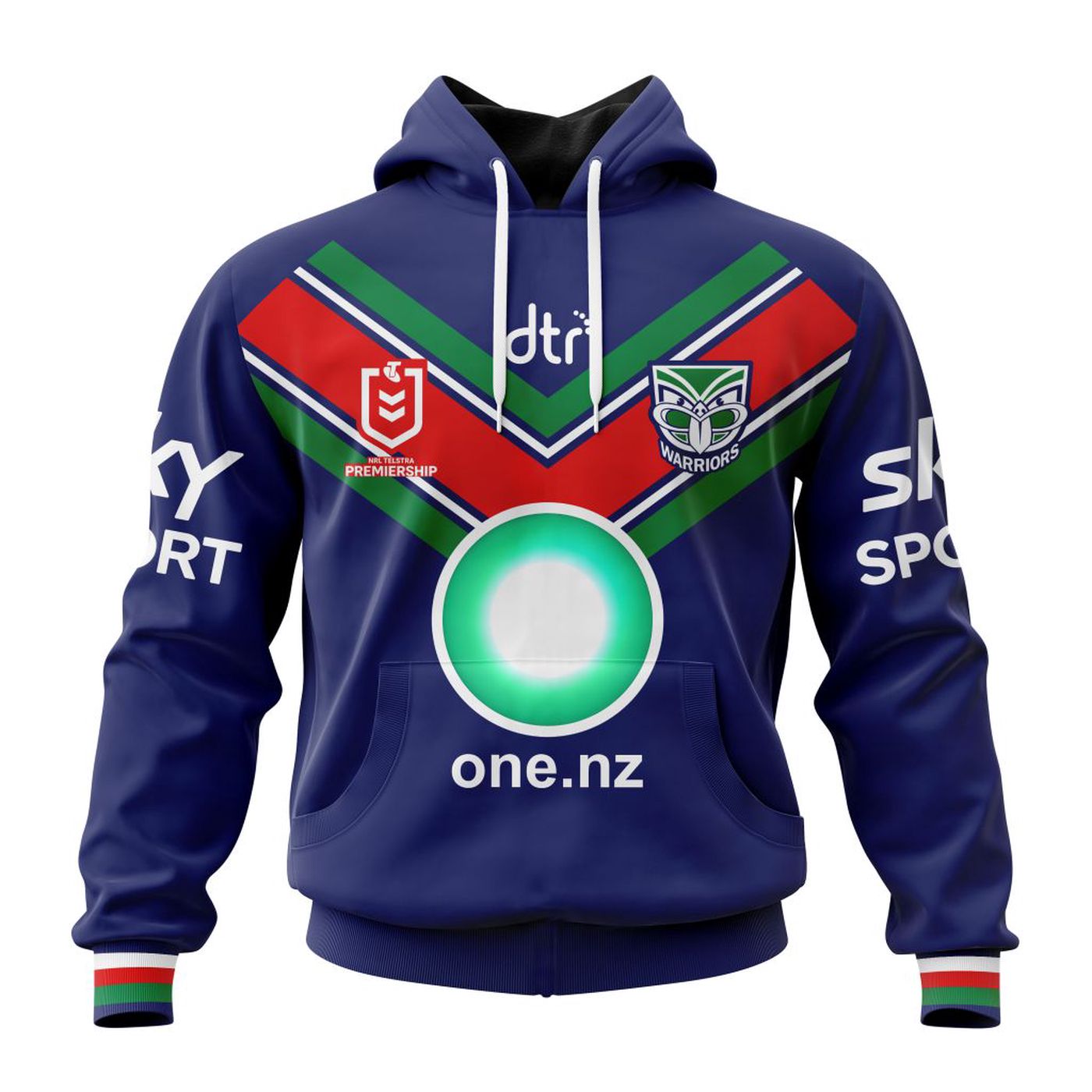 NRL New Zealand Warriors Home Kits 2023 3d Printed Hoodie 3d Printed Hoodie