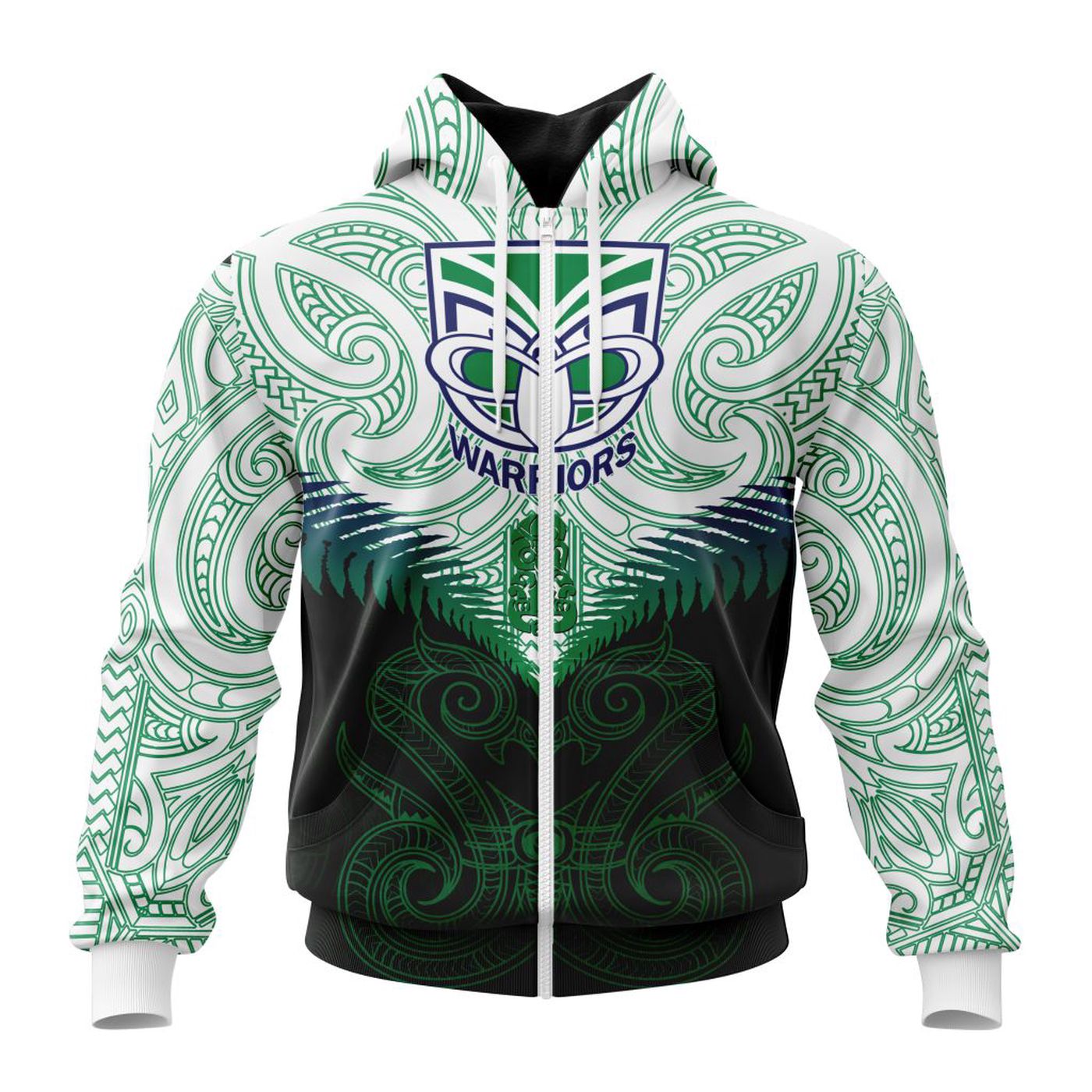 NRL New Zealand Warriors Maori Manaia Special Kits ST2201 3d Printed Hoodie 3d Printed Hoodie