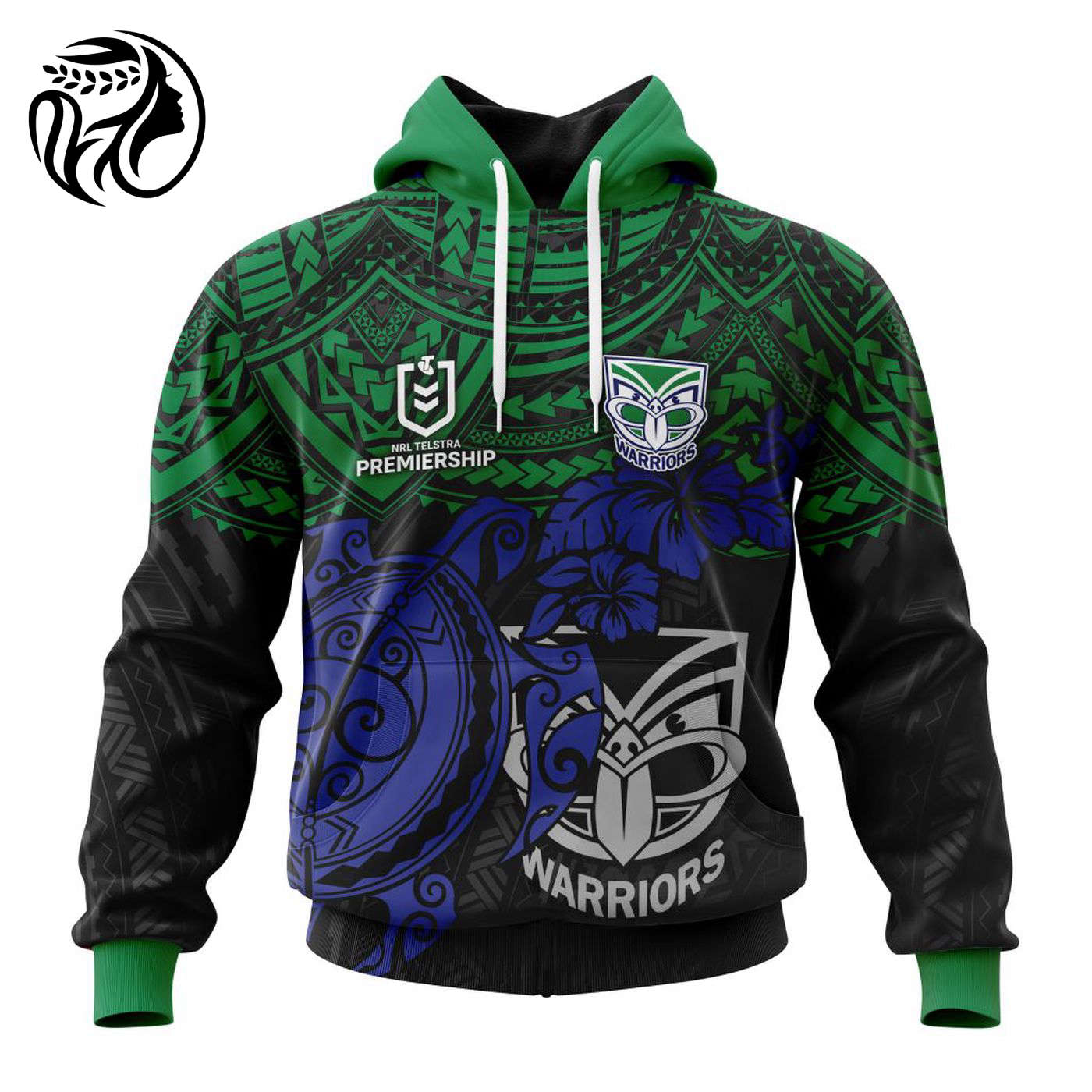 NRL New Zealand Warriors Polynesian Concept Kits ST2202 3d Printed Hoodie 3d Printed Hoodie
