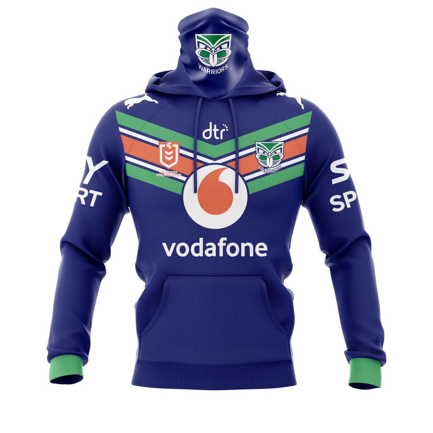 NRL New Zealand Warriors | Specialized 2022 Home Kits 3d Printed Hoodie 3d Printed Hoodie