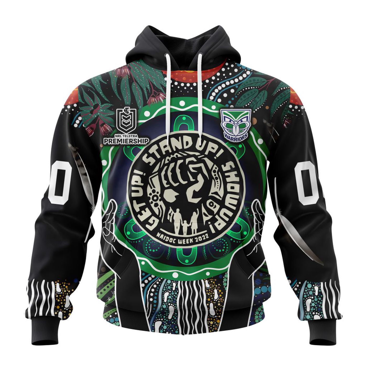 NRL New Zealand Warriors | Specialized Concepts Kits For Naidoc Event V0122 3d Printed Hoodie 3d Printed Hoodie