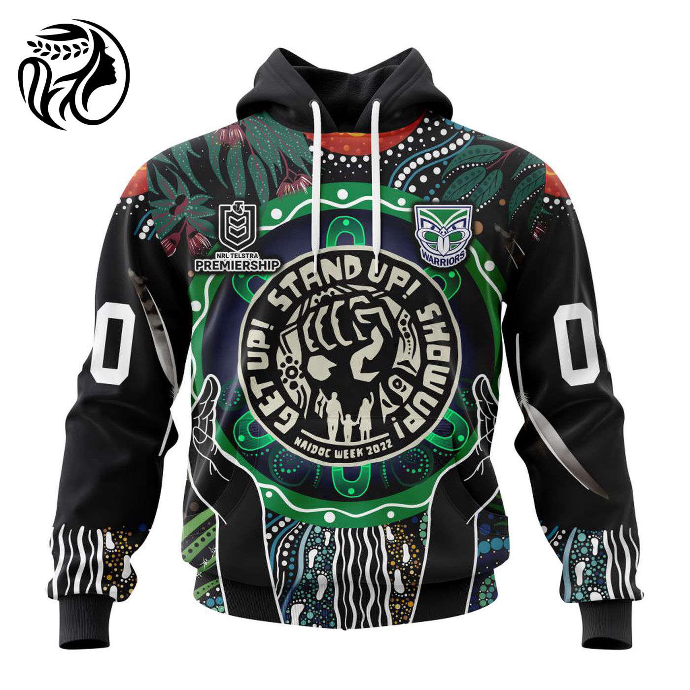 NRL New Zealand Warriors | Specialized Concepts Kits For Naidoc Event V0122 3d Printed Hoodie 3d Printed Hoodie